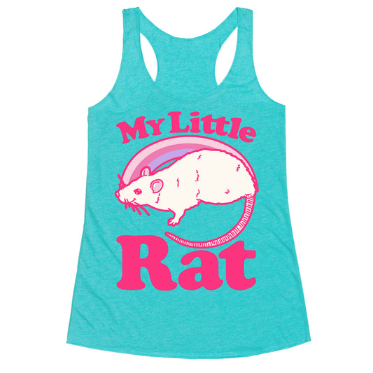 My Little Rat Parody Racerback Tank