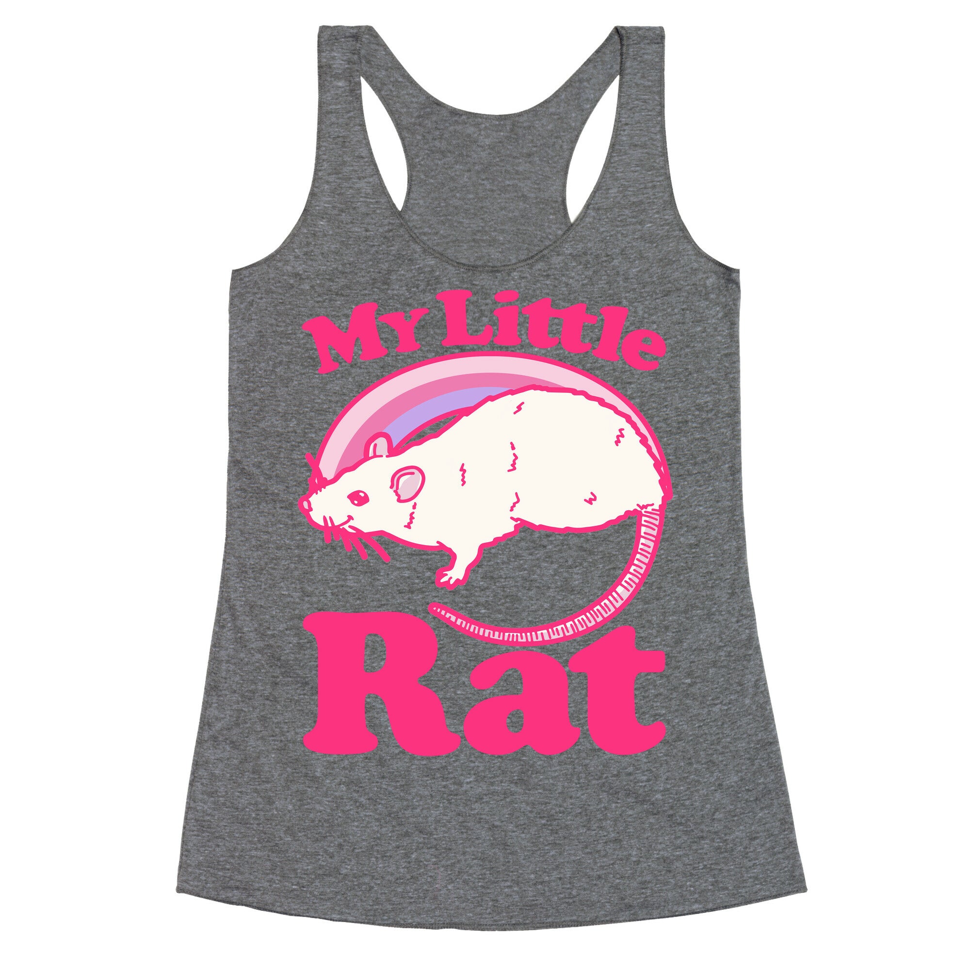My Little Rat Parody Racerback Tank
