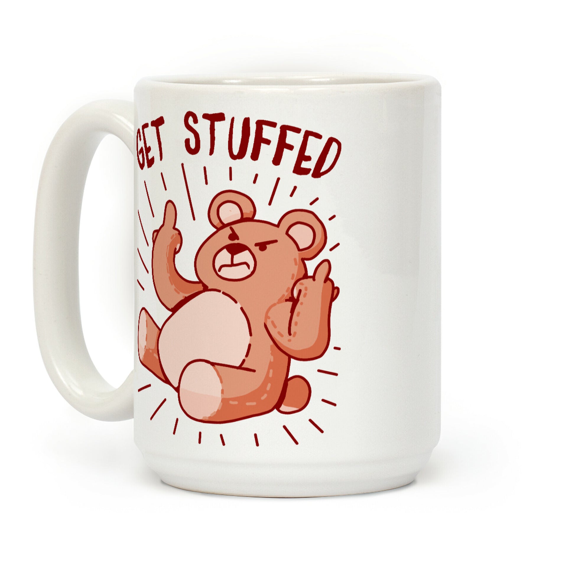 Get Stuffed Teddy Bear Coffee Mug