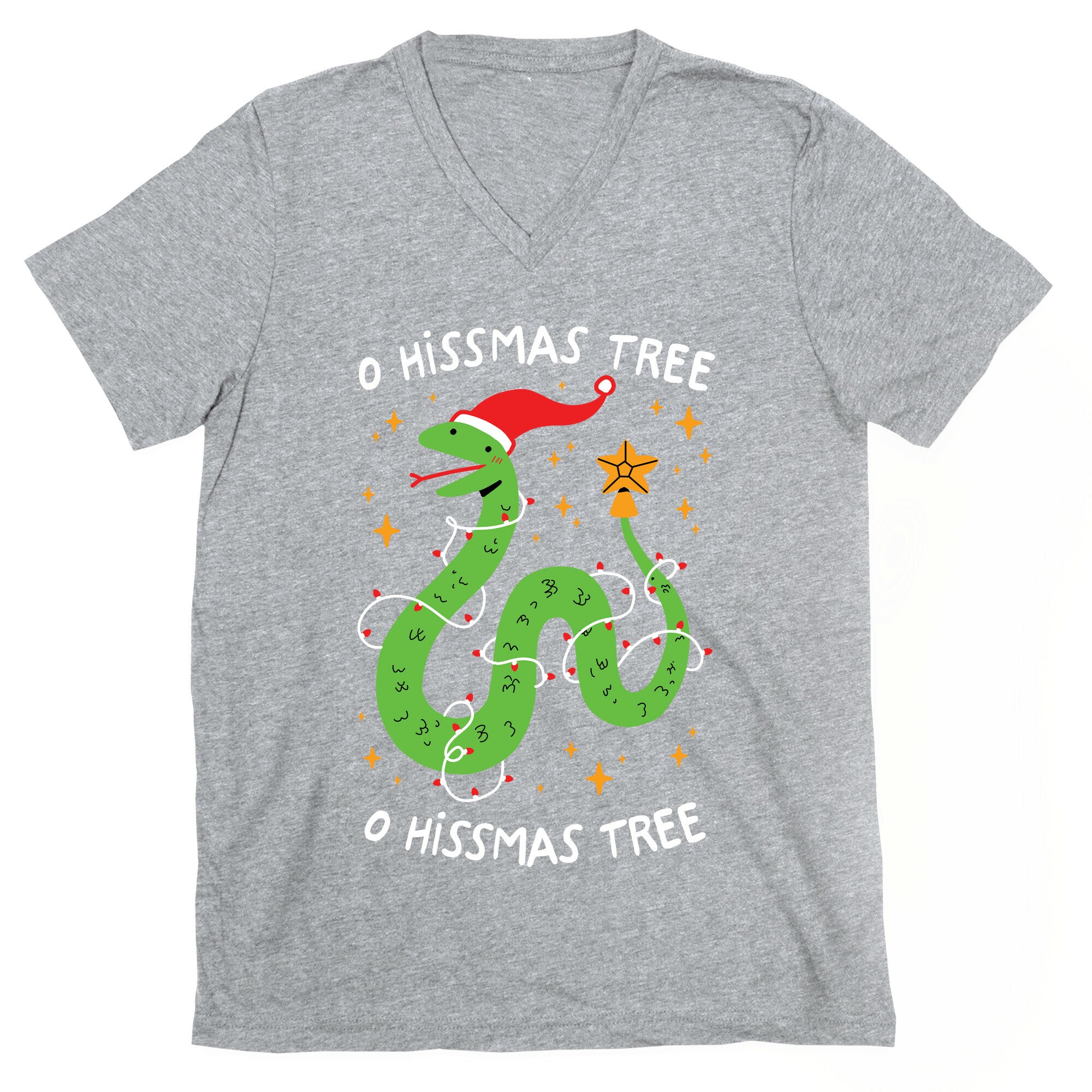 O Hissmas Tree V-Neck