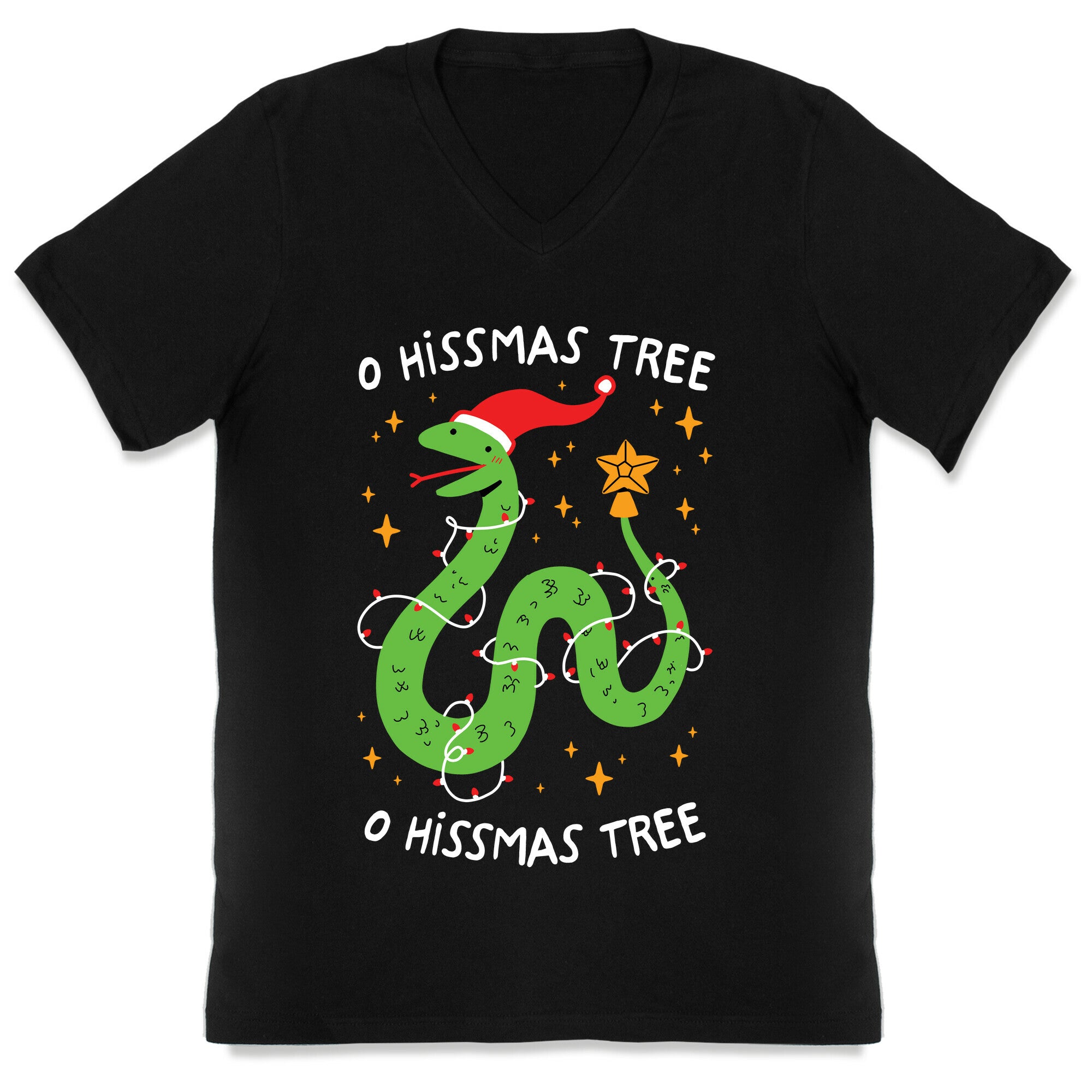 O Hissmas Tree V-Neck