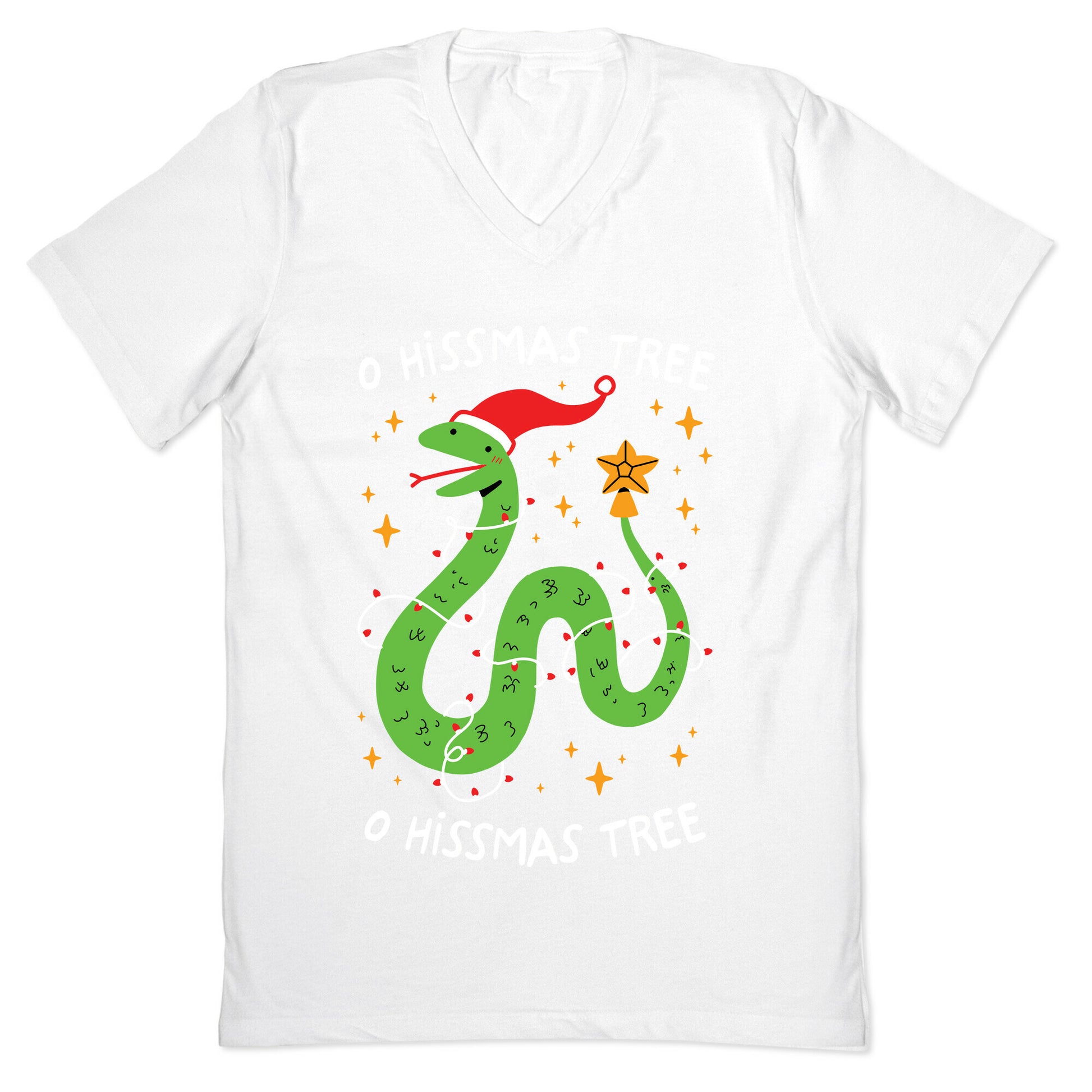 O Hissmas Tree V-Neck