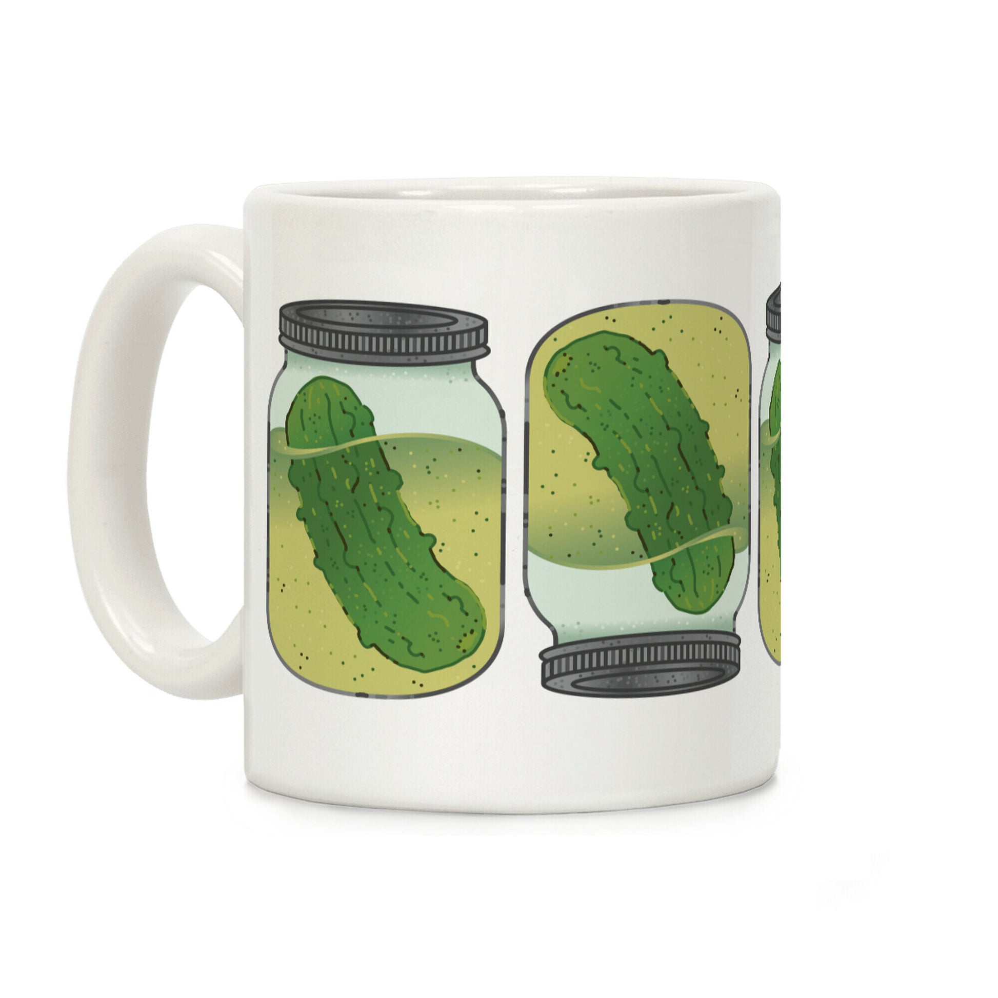 Perfect Pickle Pattern Coffee Mug