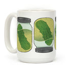 Perfect Pickle Pattern Coffee Mug