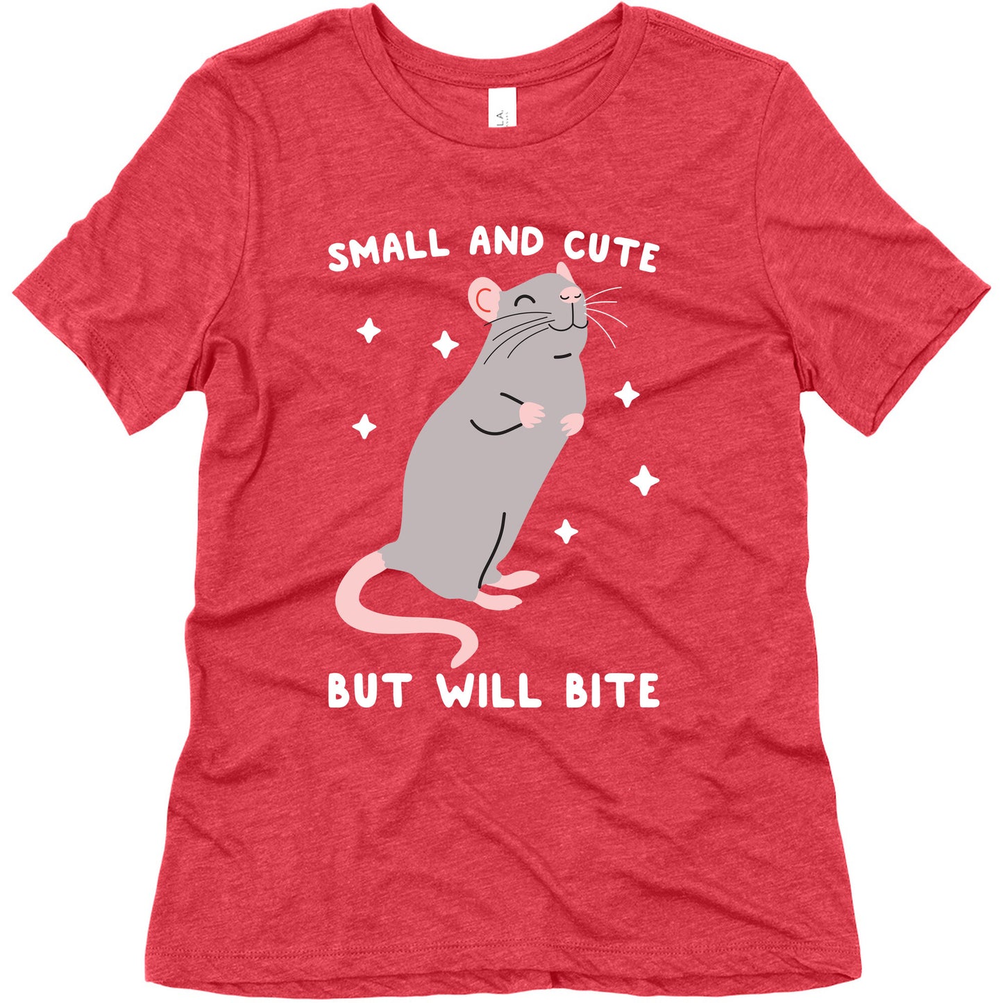 Small And Cute But Will Bite Rat Women's Triblend Tee