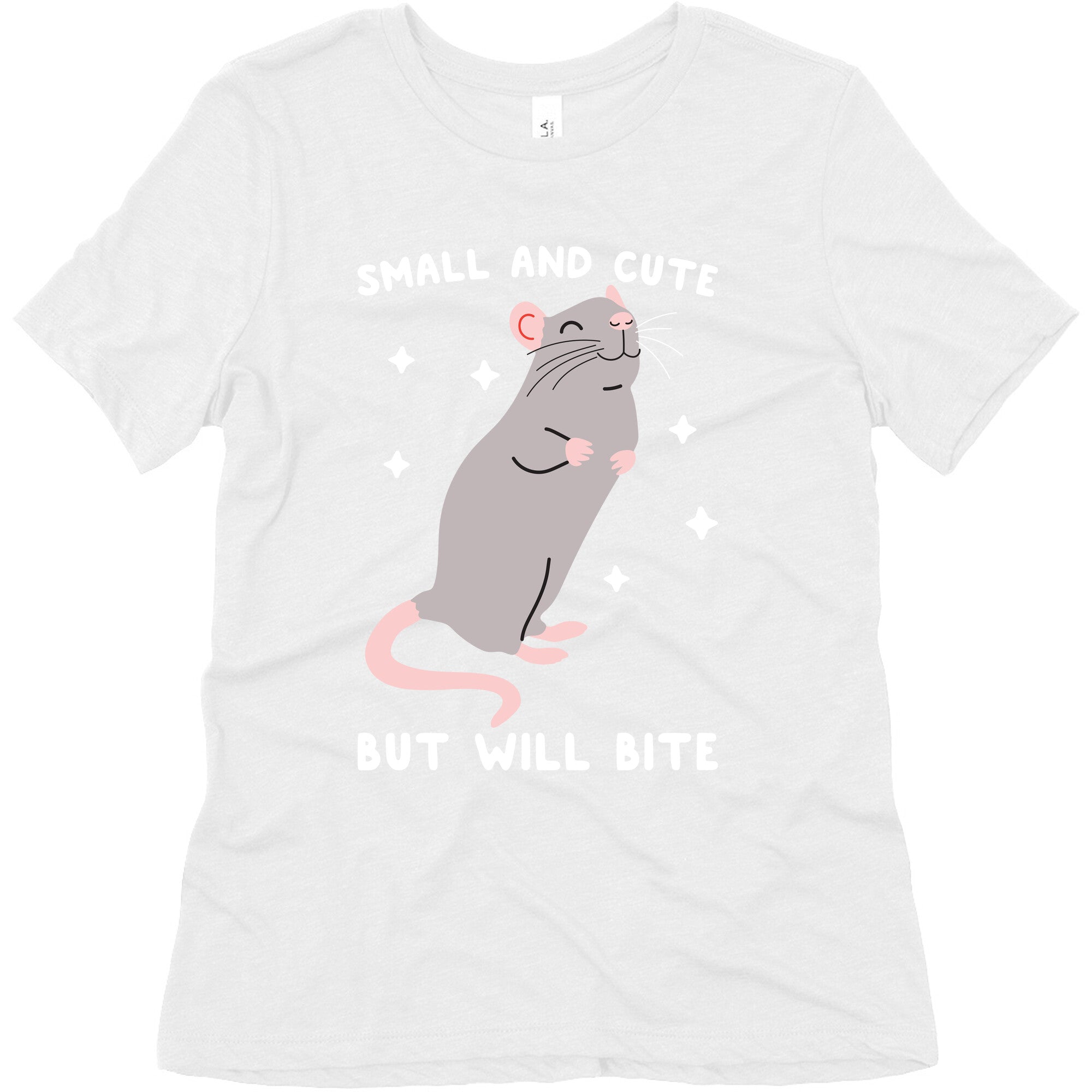Small And Cute But Will Bite Rat Women's Triblend Tee