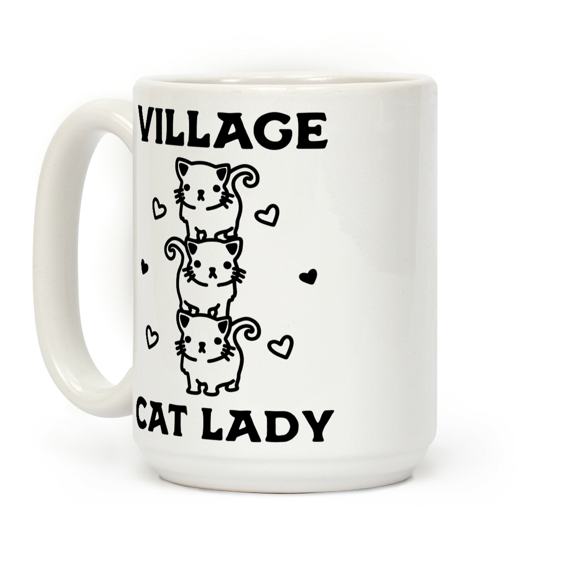 Village Cat Lady Coffee Mug