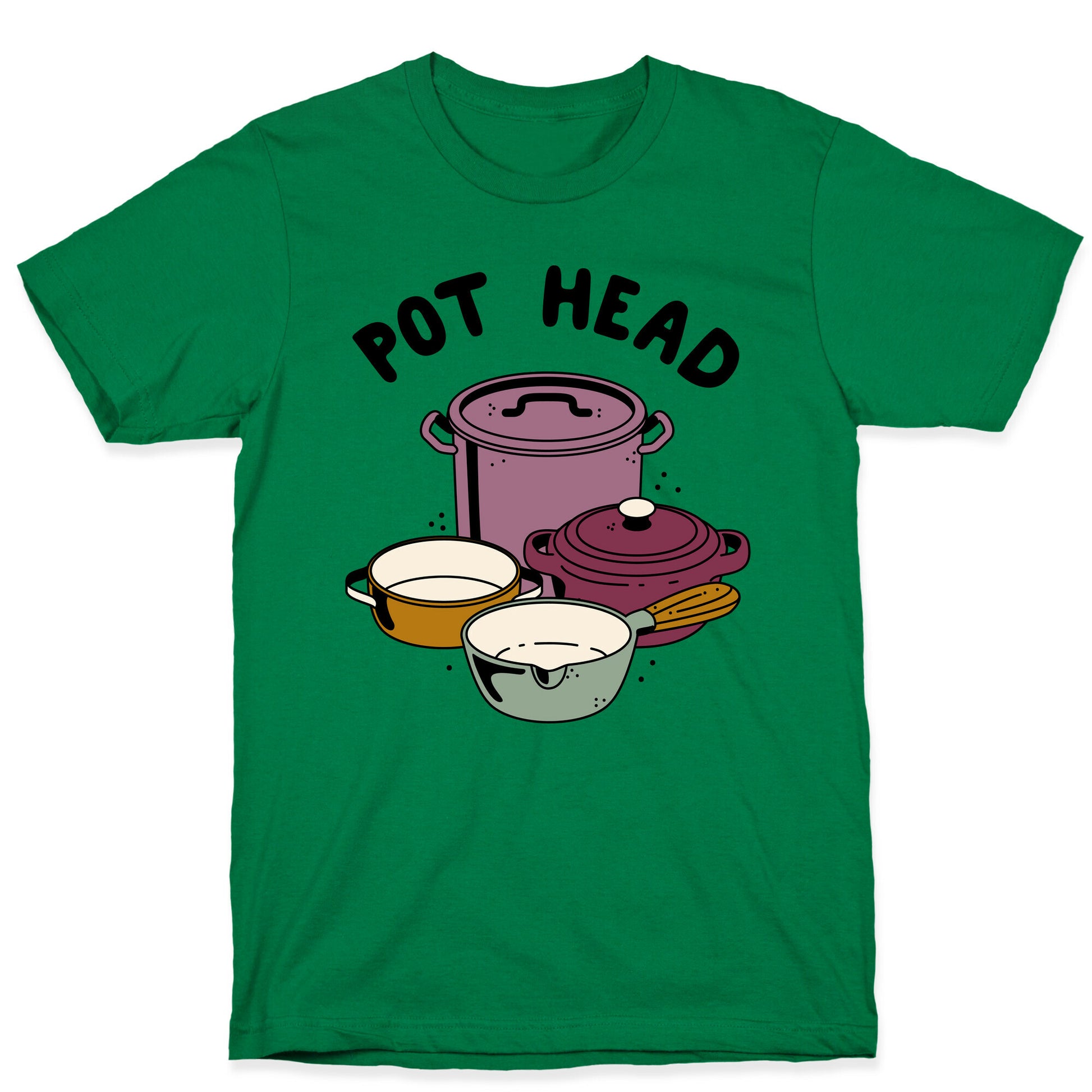 Pot Head Cooking Pots T-Shirt