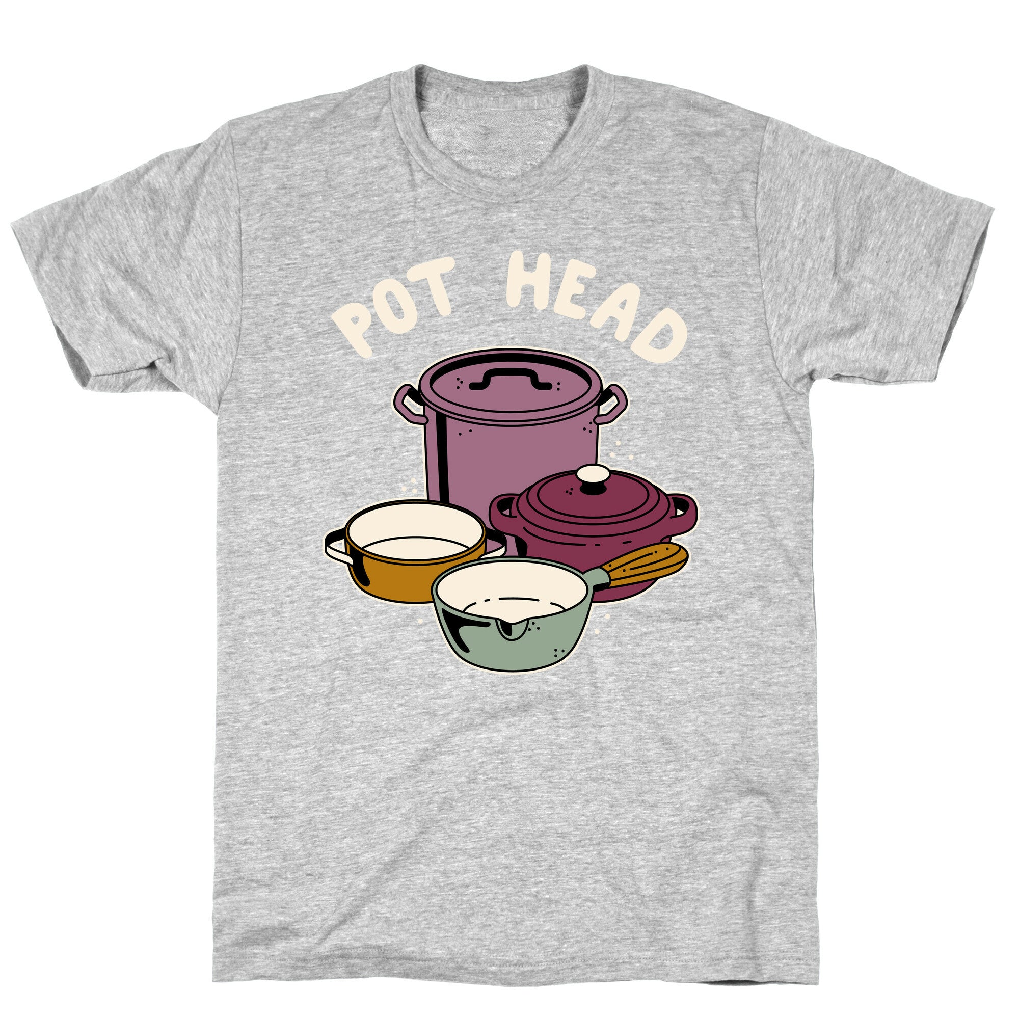 Pot Head Cooking Pots T-Shirt