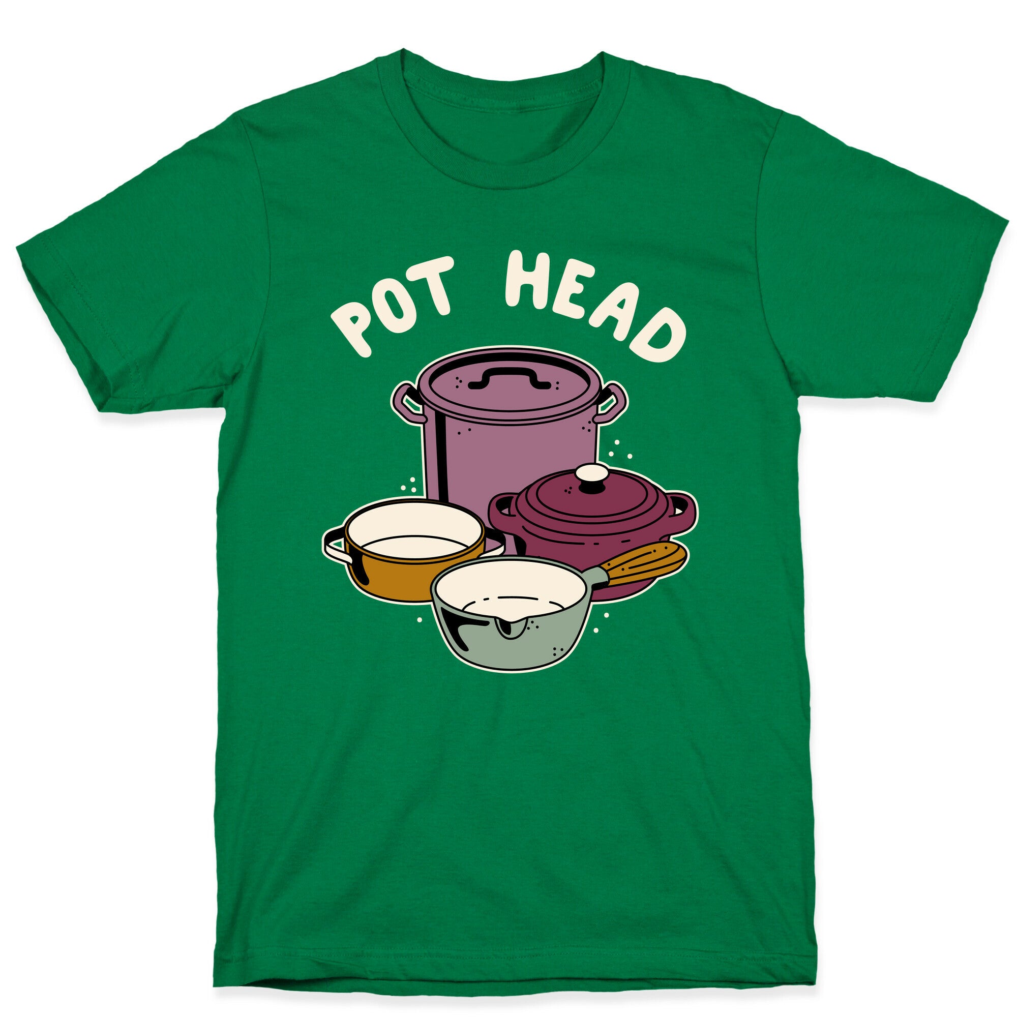 Pot Head Cooking Pots T-Shirt