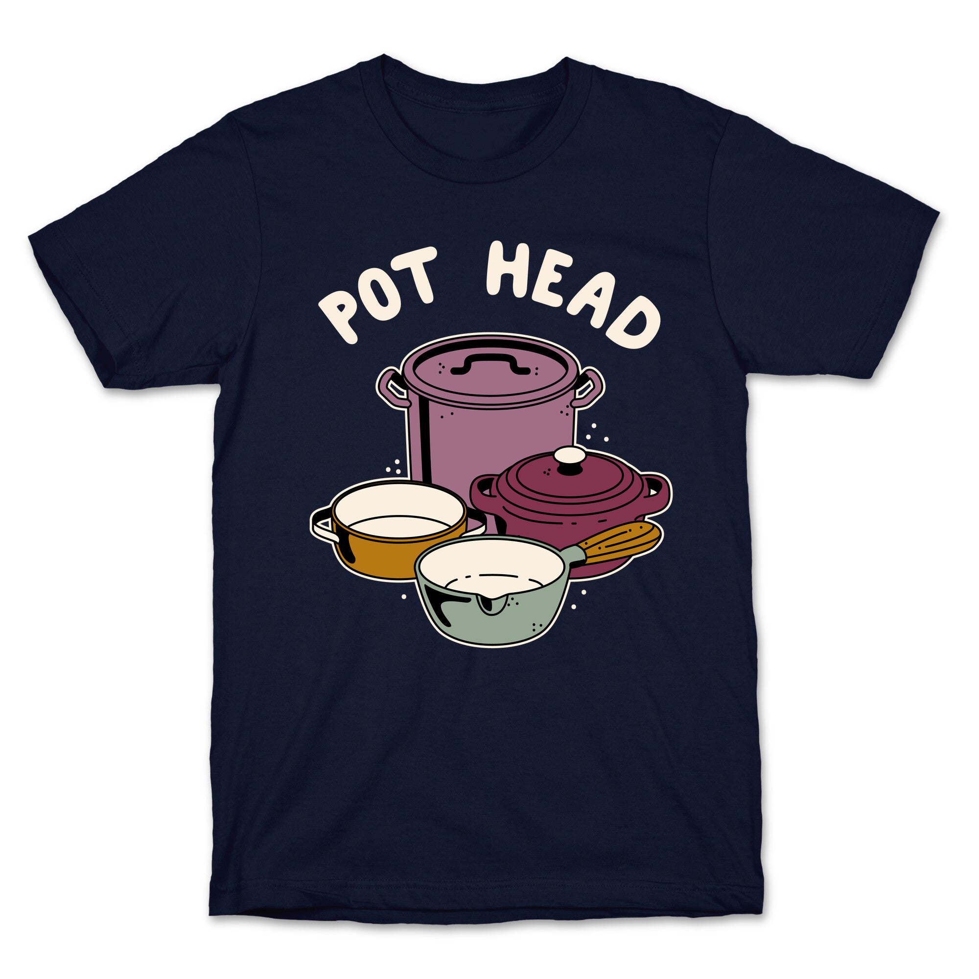 Pot Head Cooking Pots T-Shirt
