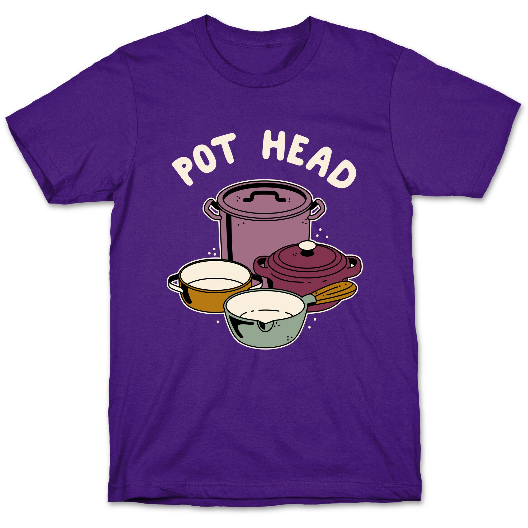Pot Head Cooking Pots T-Shirt