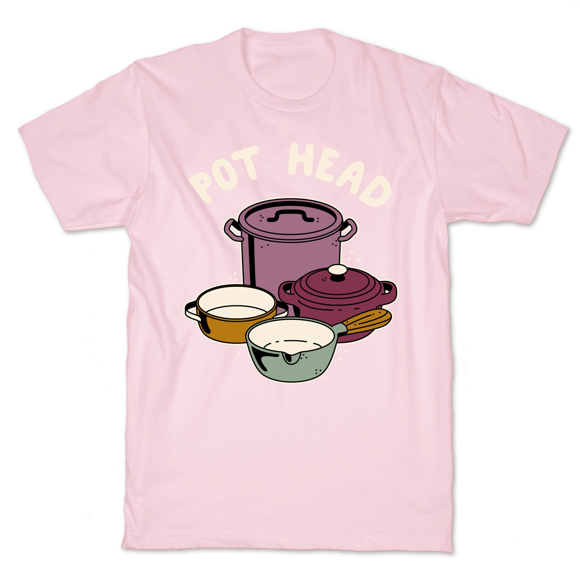 Pot Head Cooking Pots T-Shirt