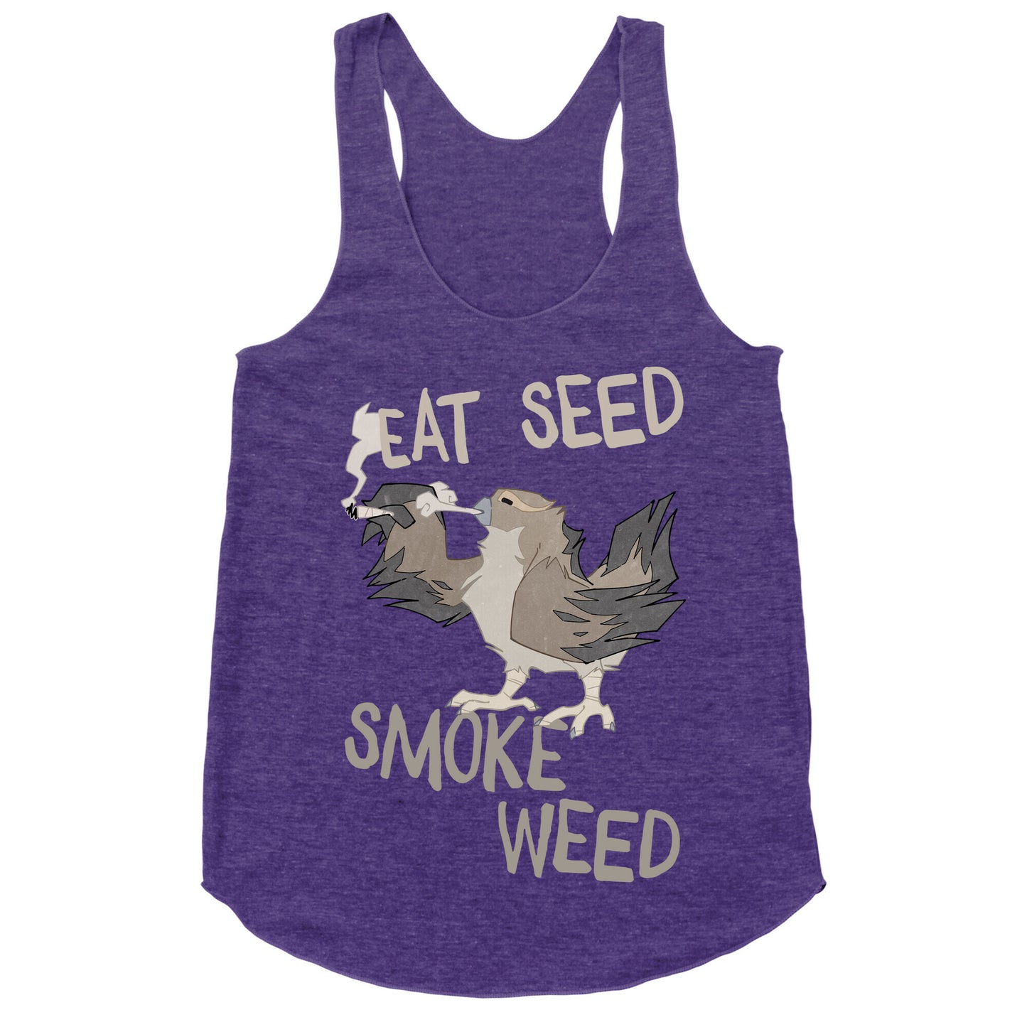 Eat Seed Smoke Weed Racerback Tank
