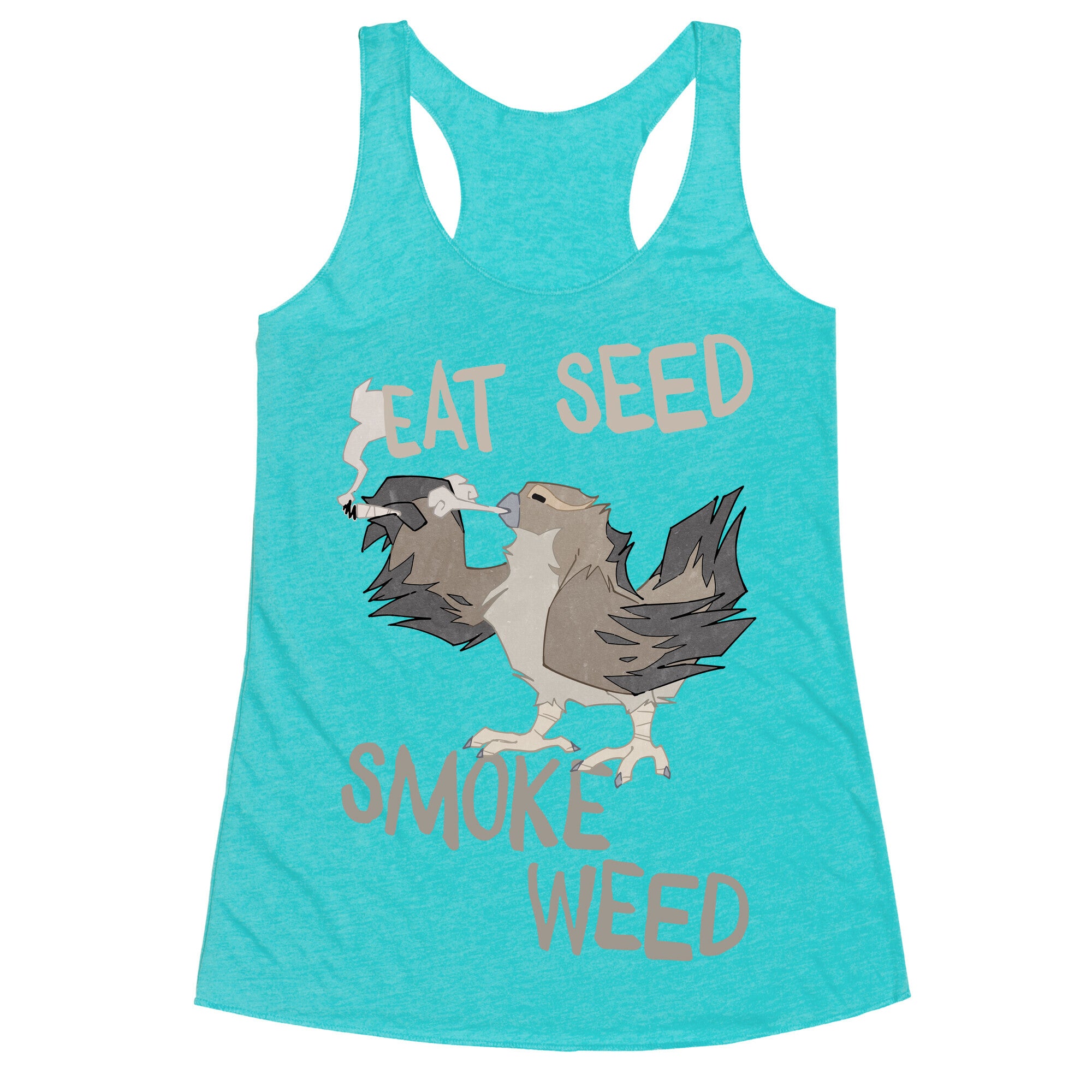 Eat Seed Smoke Weed Racerback Tank