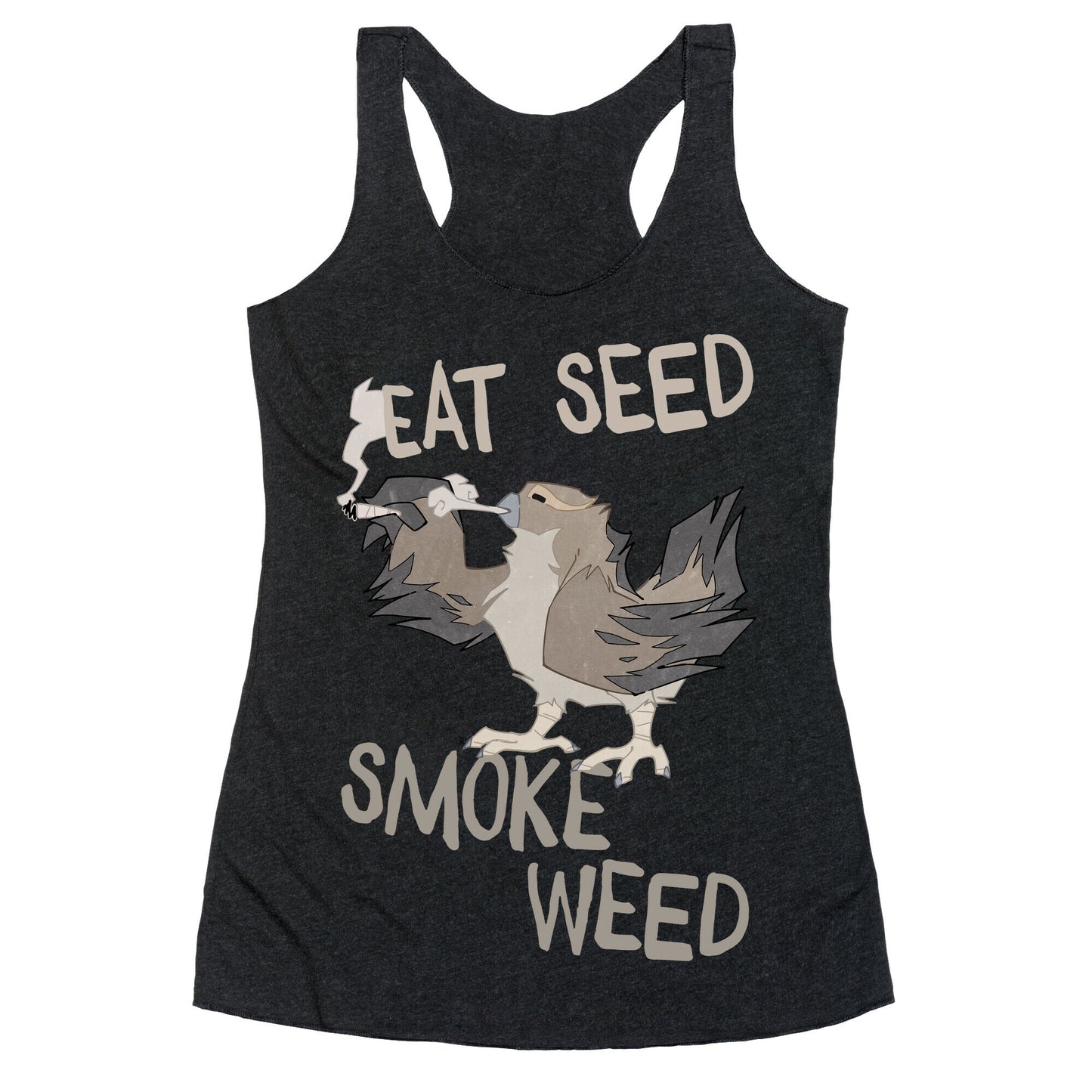 Eat Seed Smoke Weed Racerback Tank