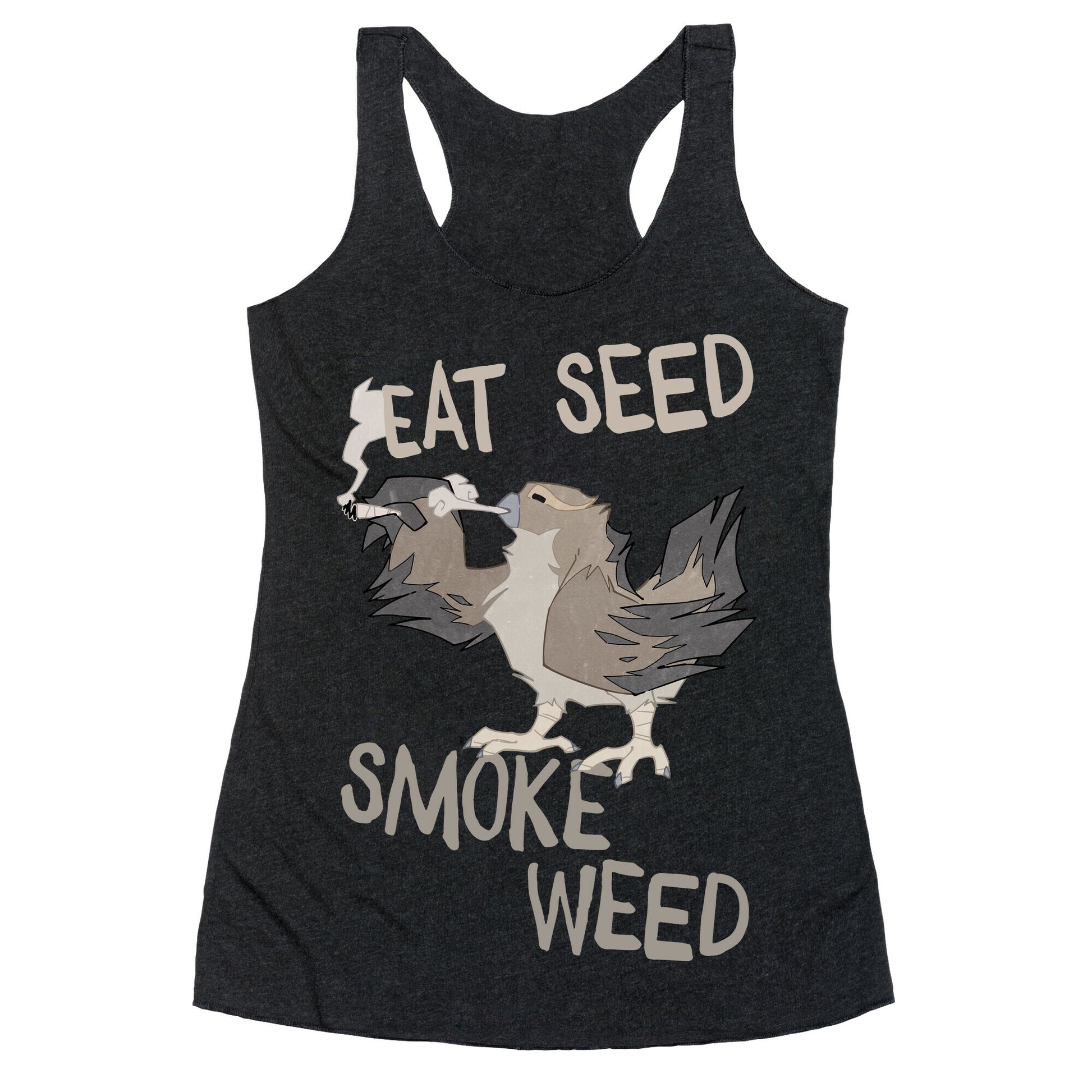Eat Seed Smoke Weed Racerback Tank