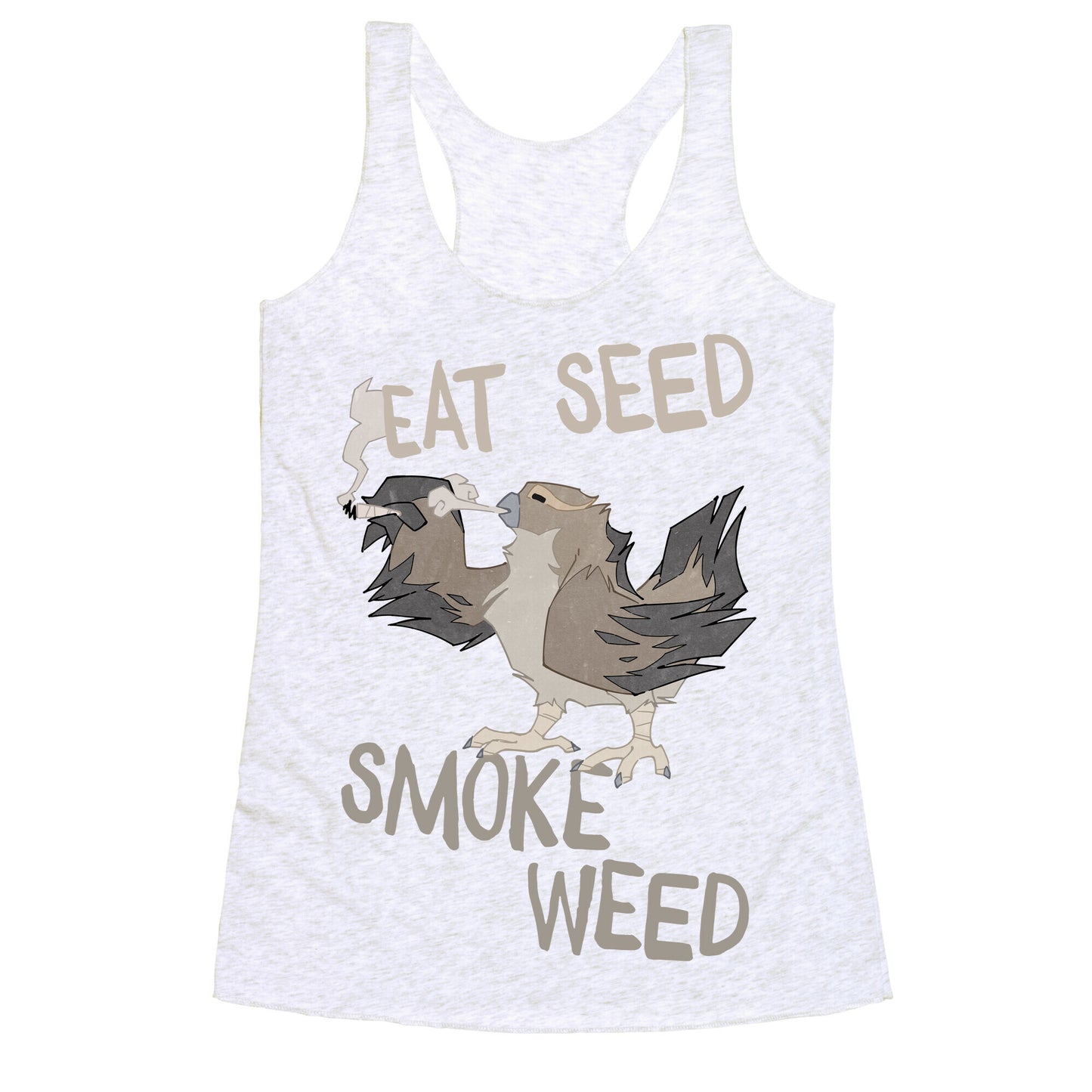 Eat Seed Smoke Weed Racerback Tank