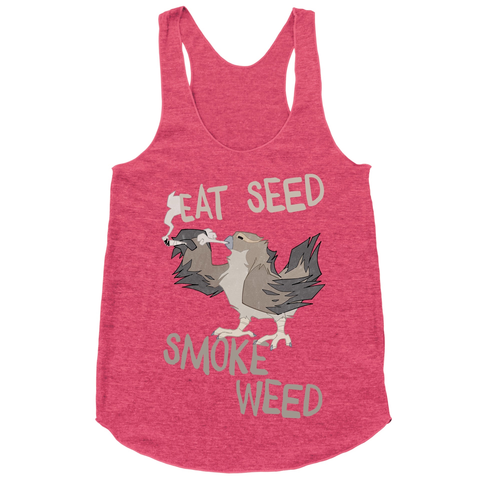 Eat Seed Smoke Weed Racerback Tank