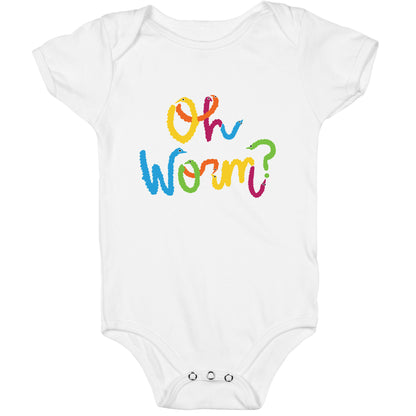 Oh Worm? Baby One Piece
