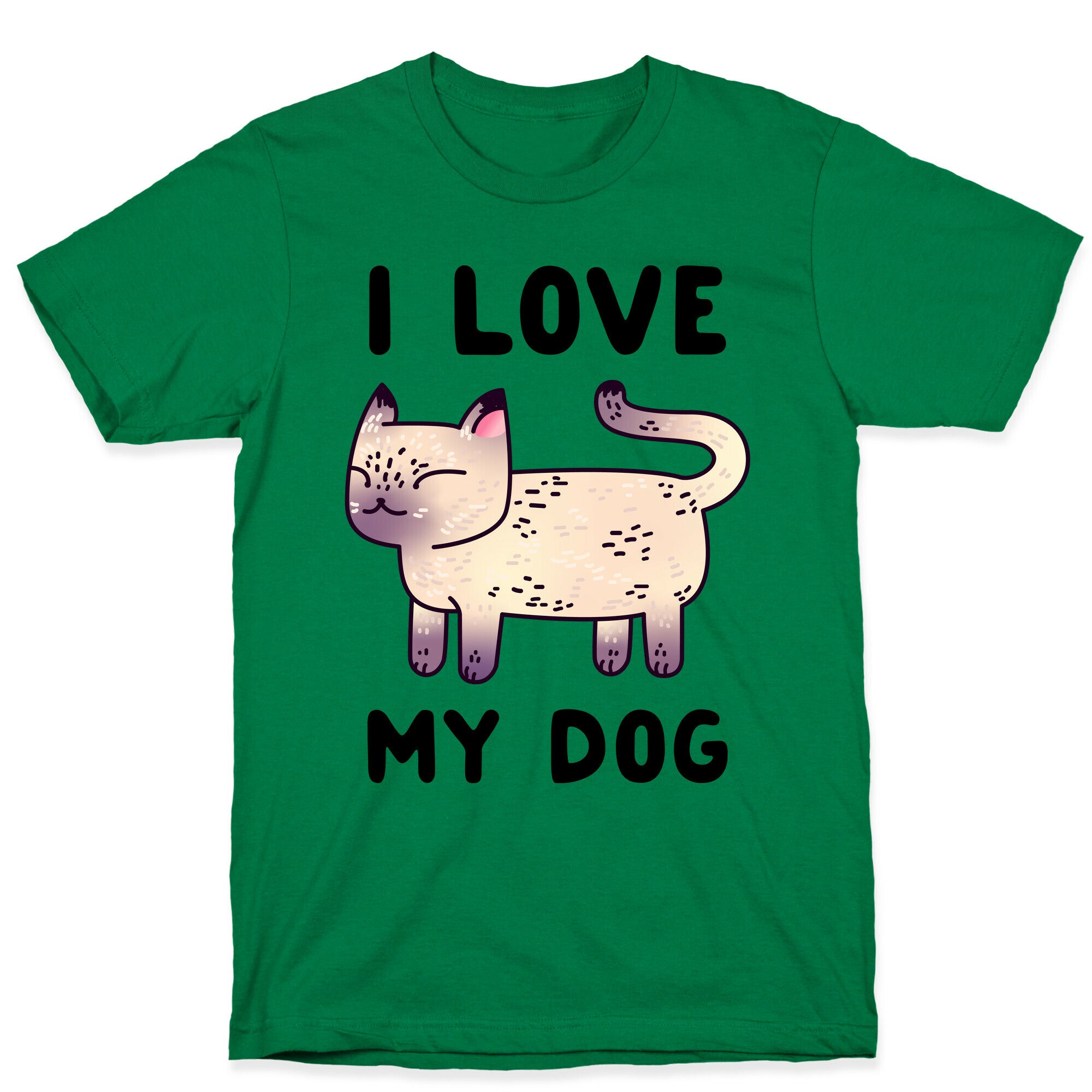 I Love My Dog (Cat) T-Shirt
