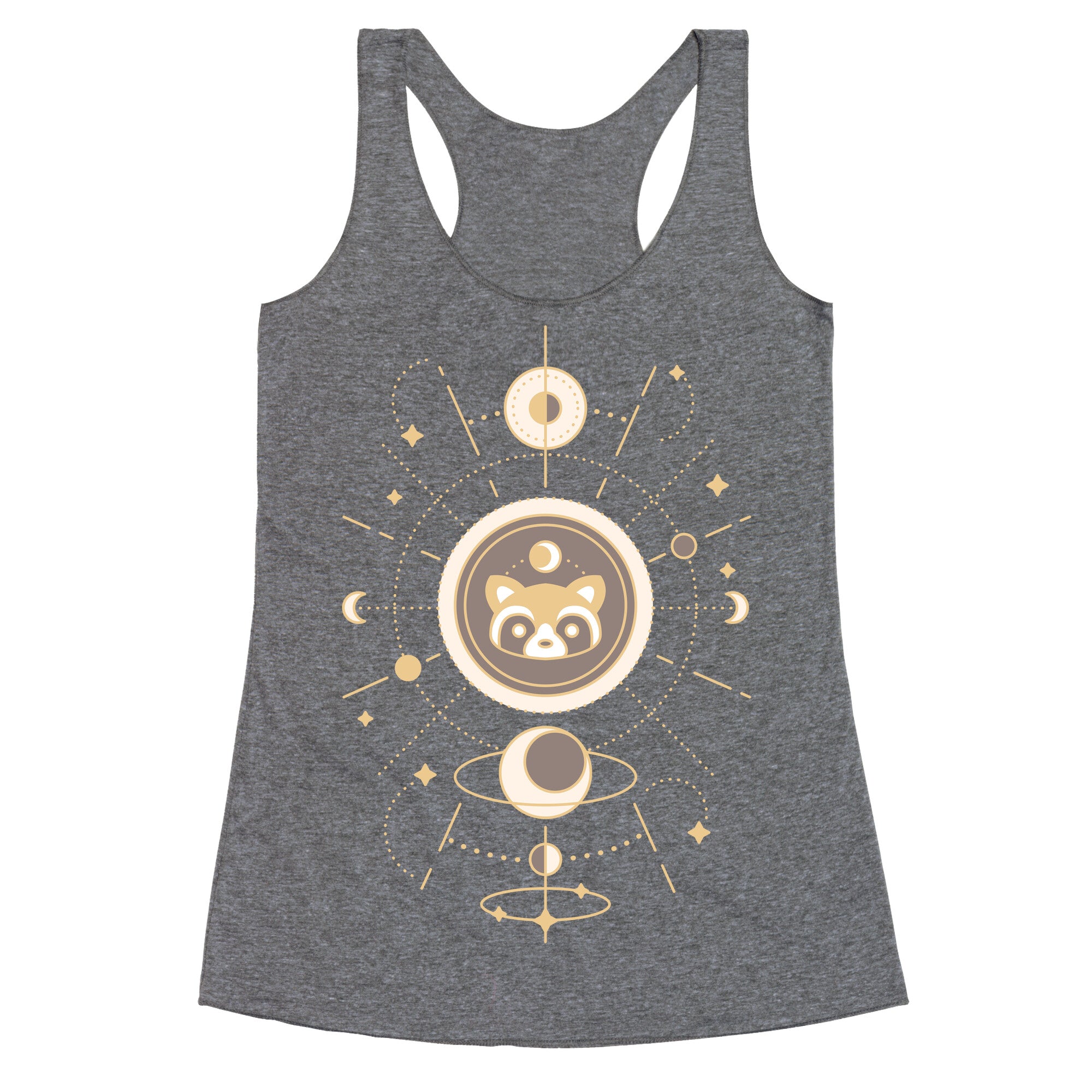 Raccoon Moon Racerback Tank