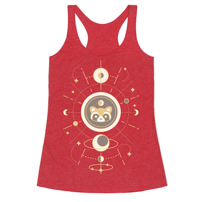 Raccoon Moon Racerback Tank