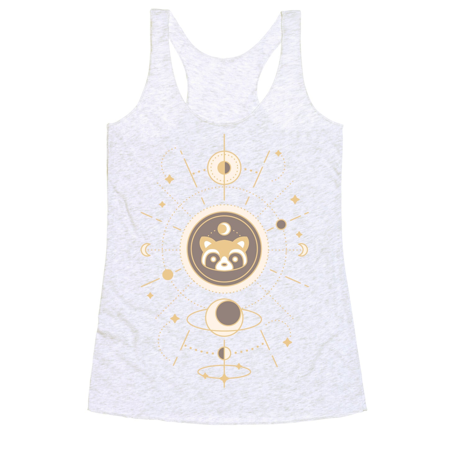 Raccoon Moon Racerback Tank