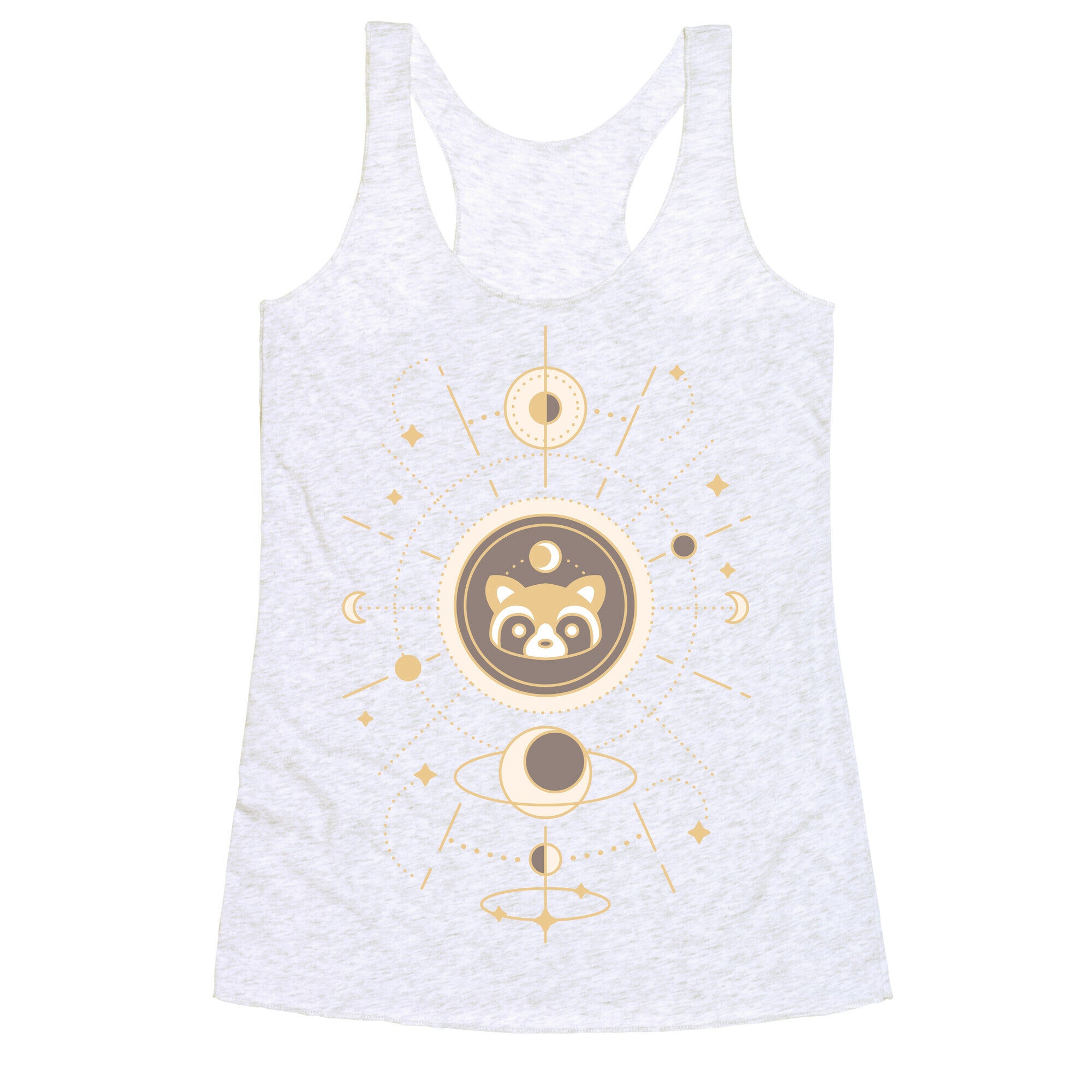 Raccoon Moon Racerback Tank