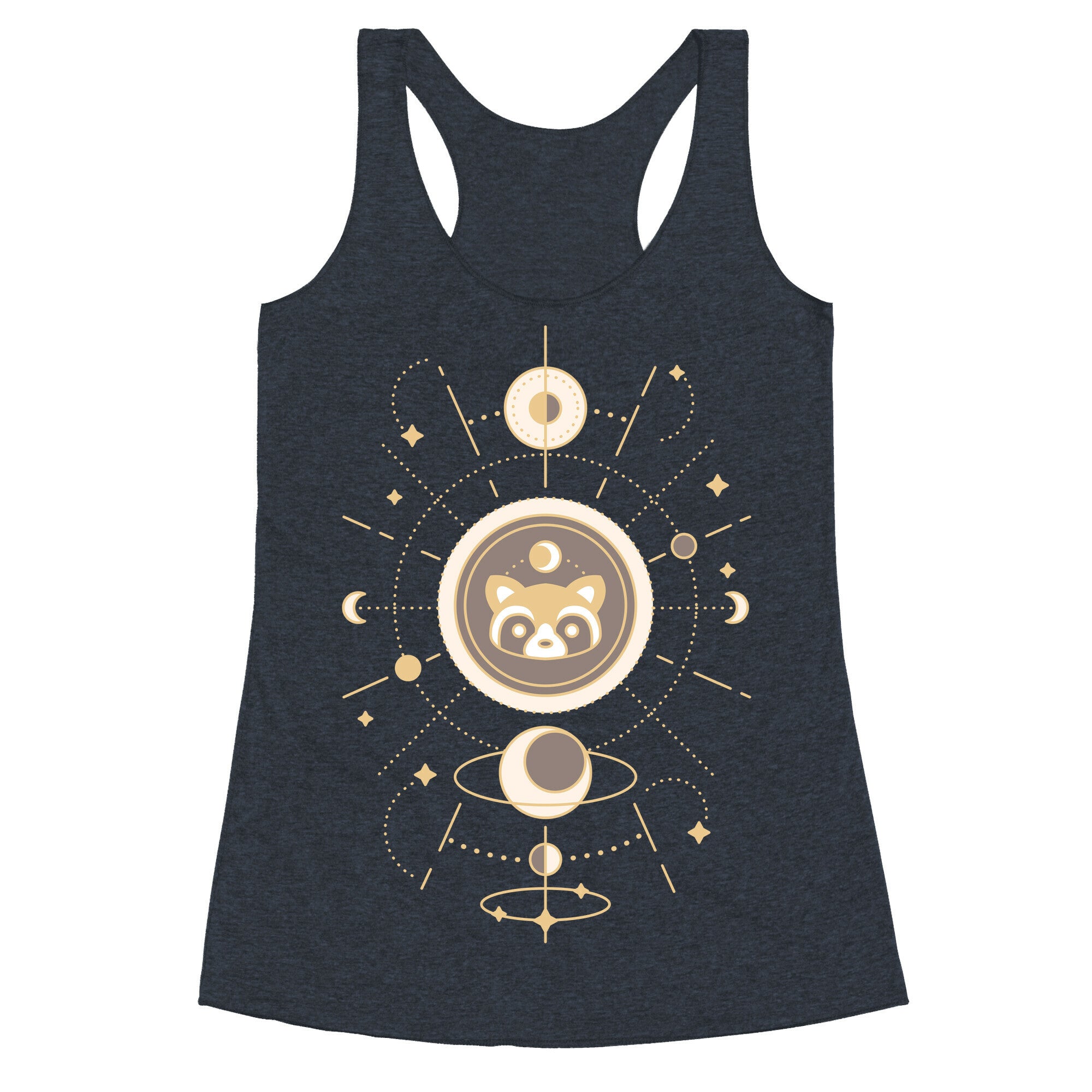 Raccoon Moon Racerback Tank