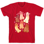 Kawaii Penises Pattern T-Shirt