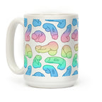 Pastel Penis Pattern Coffee Mug