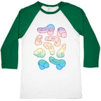 Pastel Penis Pattern Baseball Tee