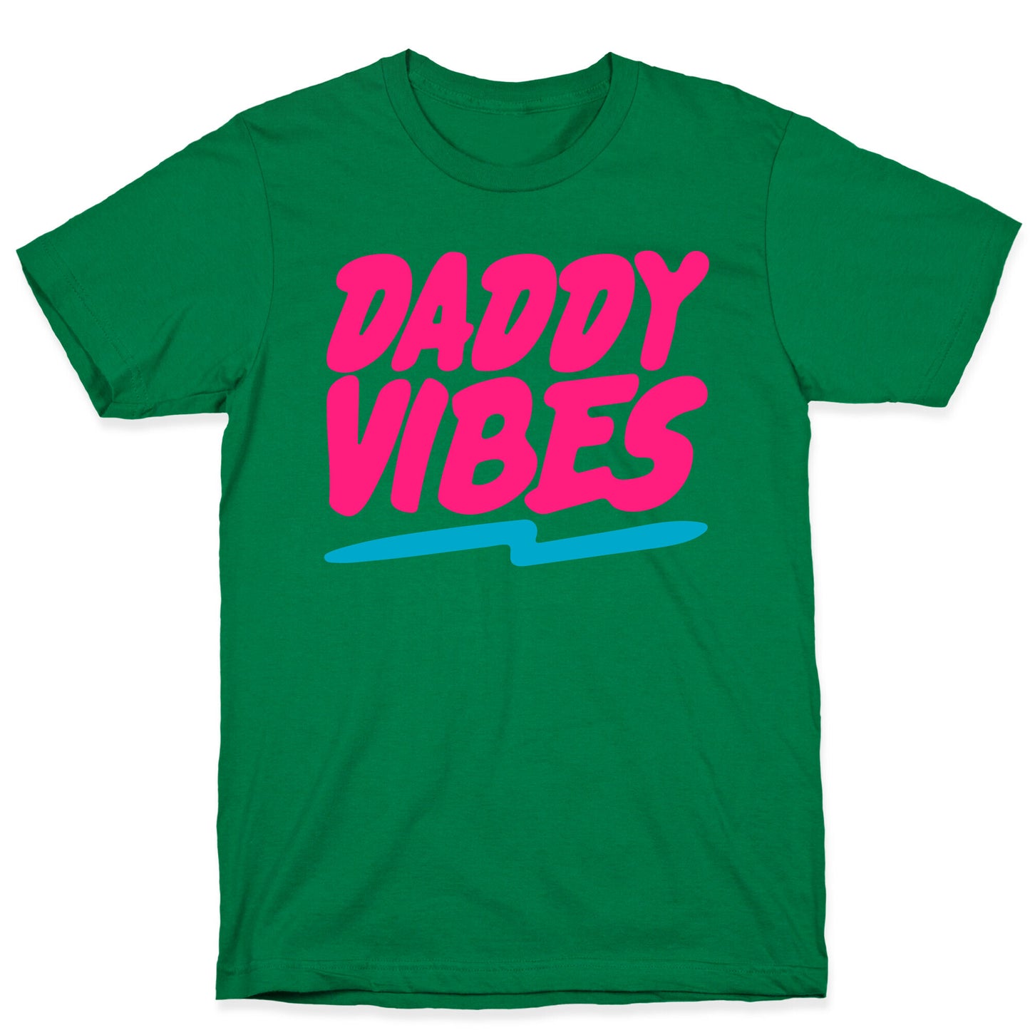Daddy Vibes White Print T-Shirt