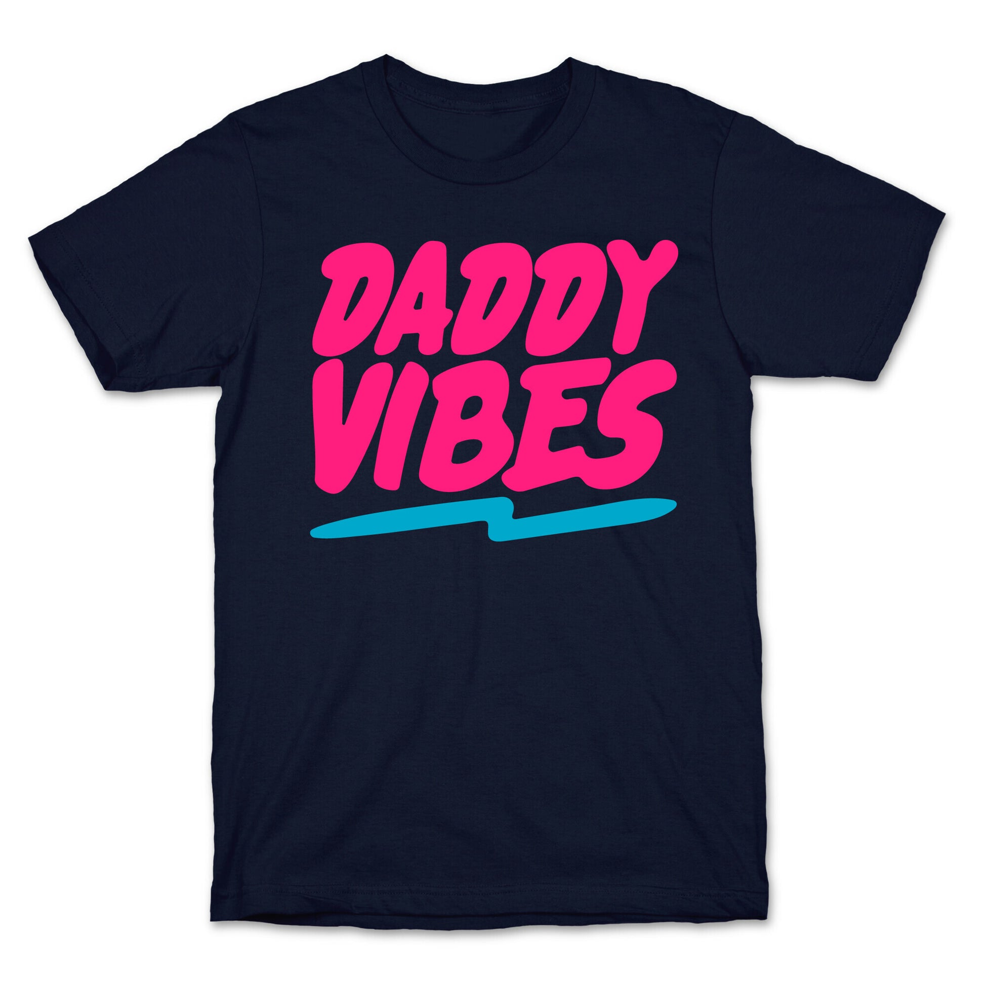 Daddy Vibes White Print T-Shirt