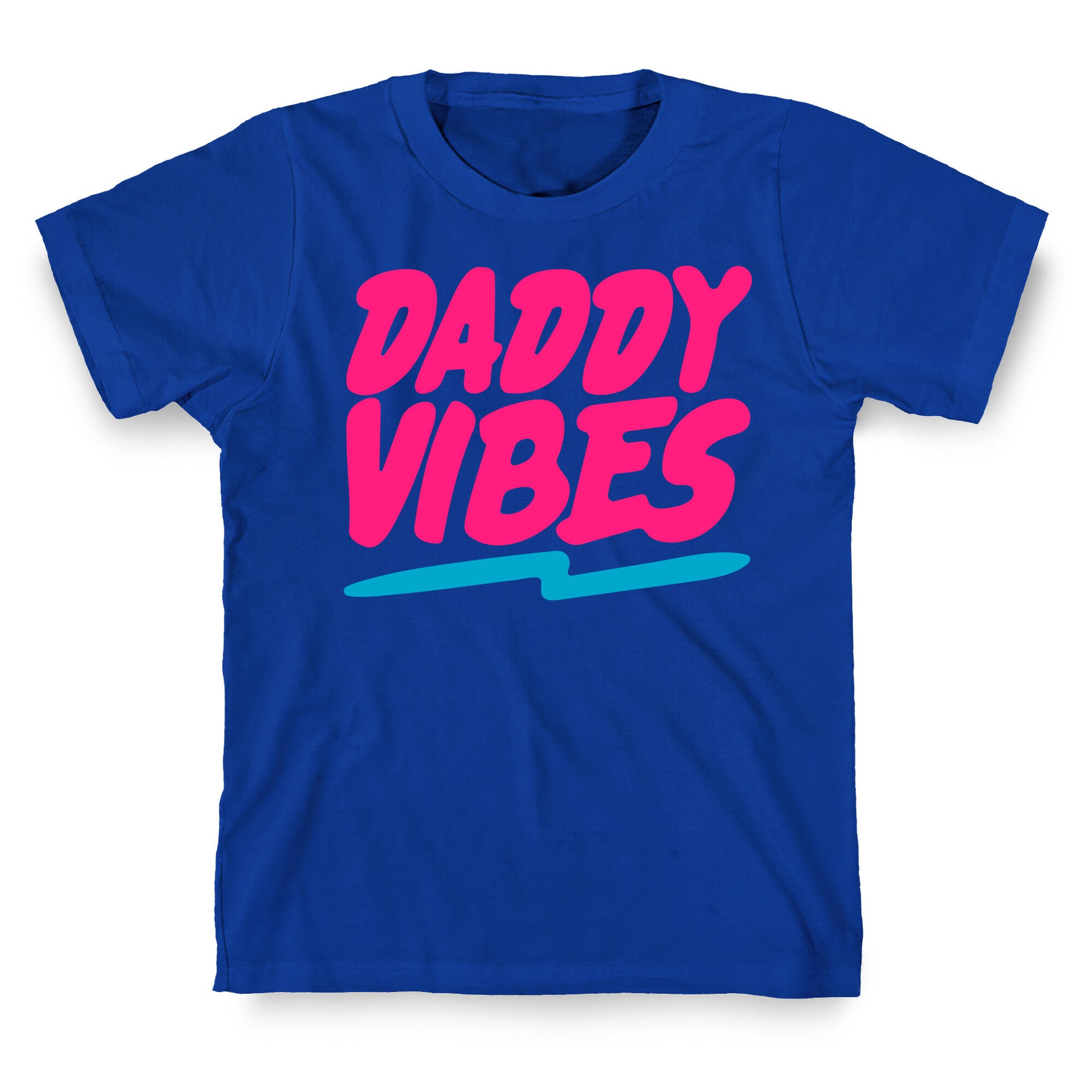 Daddy Vibes White Print T-Shirt