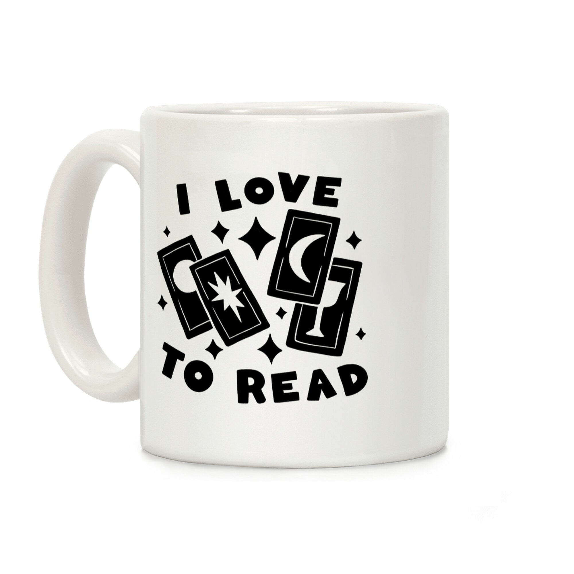 I Love To Read Tarot Coffee Mug
