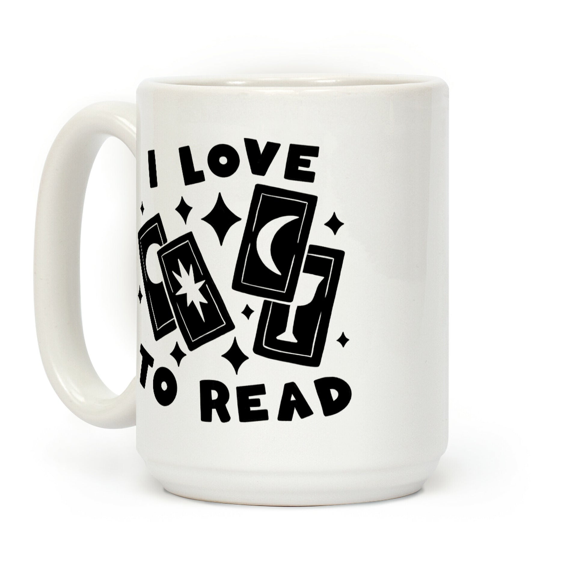 I Love To Read Tarot Coffee Mug
