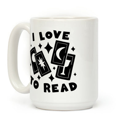 I Love To Read Tarot Coffee Mug