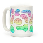 Pastel Penis Pattern Coffee Mug