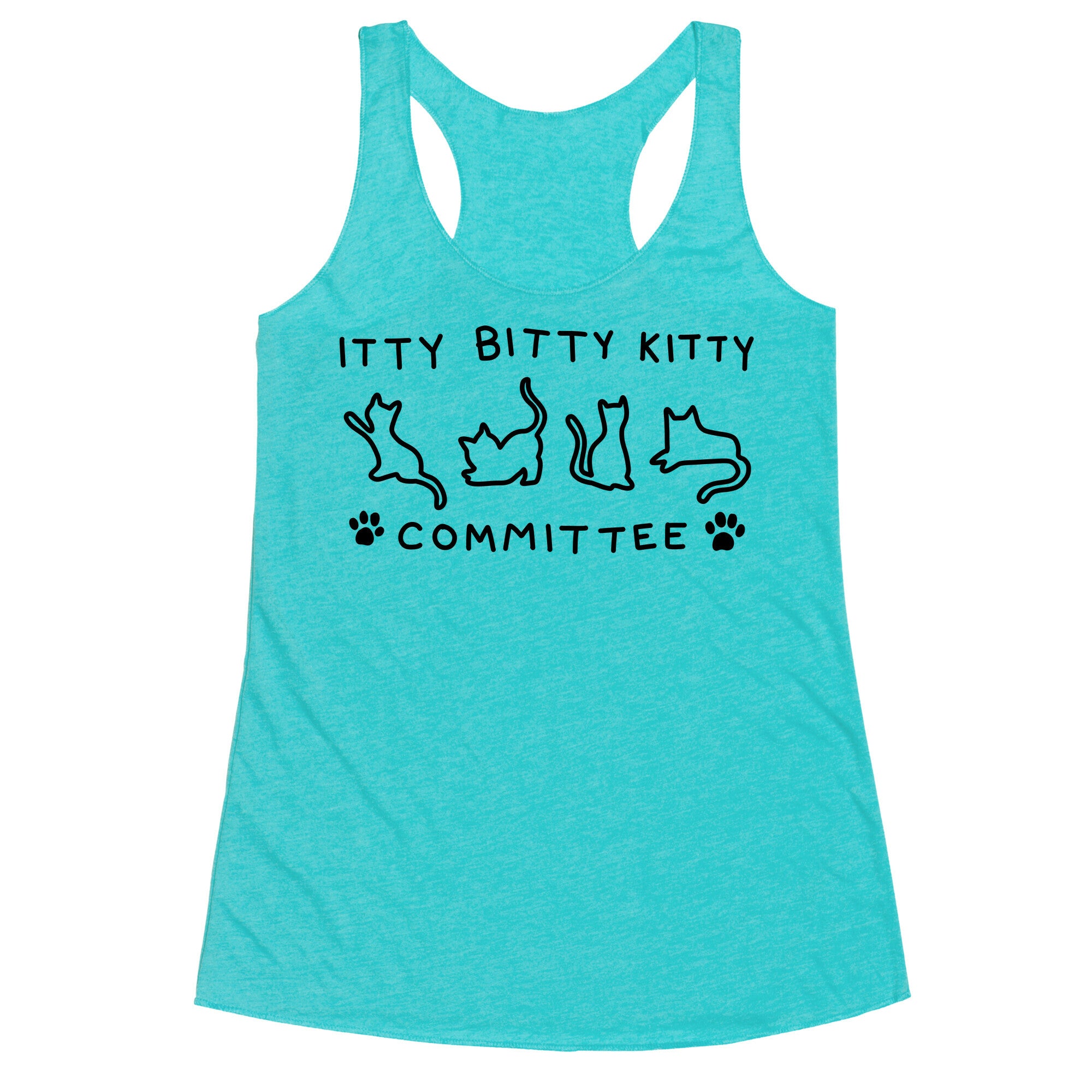 Itty Bitty Kitty Committee Racerback Tank