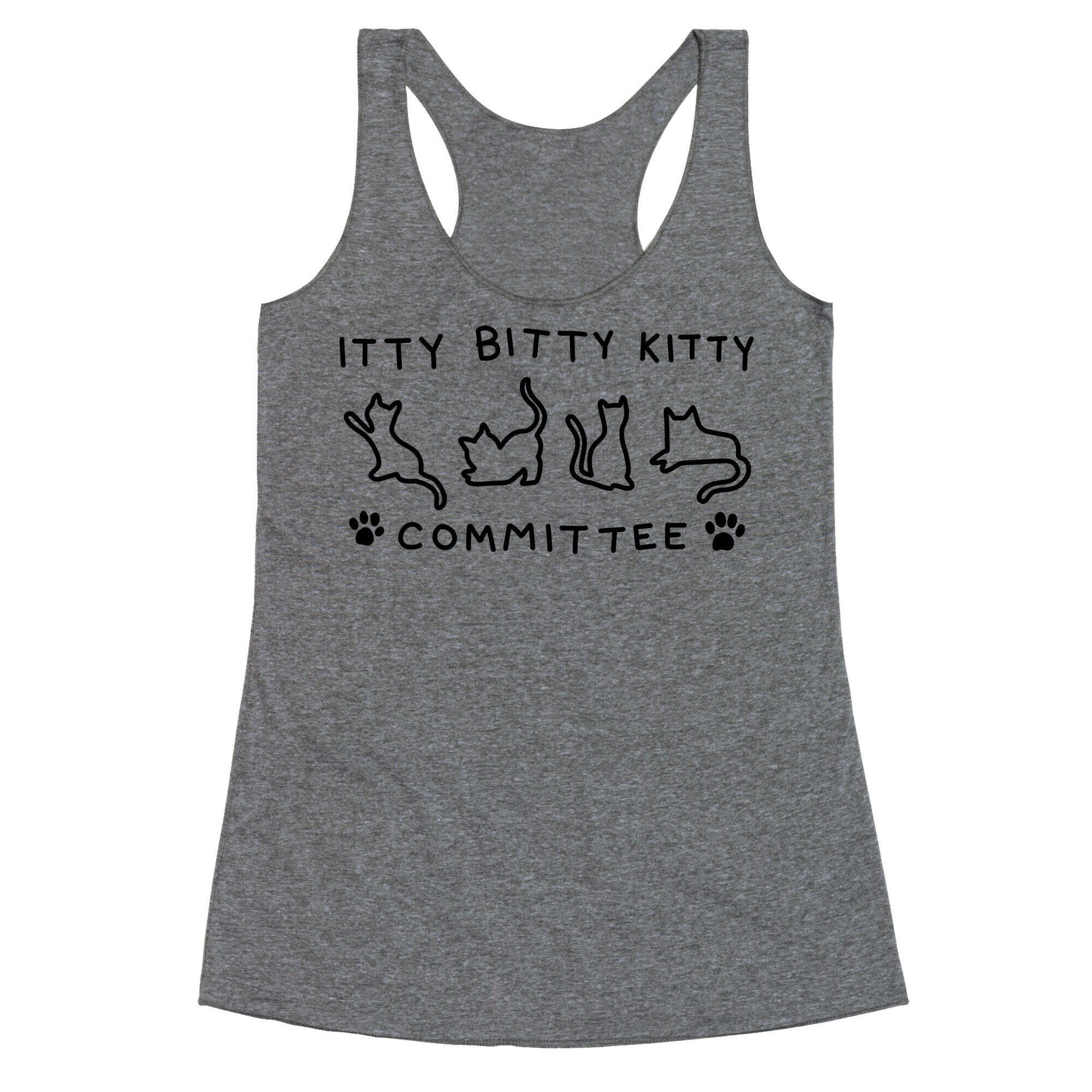 Itty Bitty Kitty Committee Racerback Tank