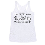 Itty Bitty Kitty Committee Racerback Tank