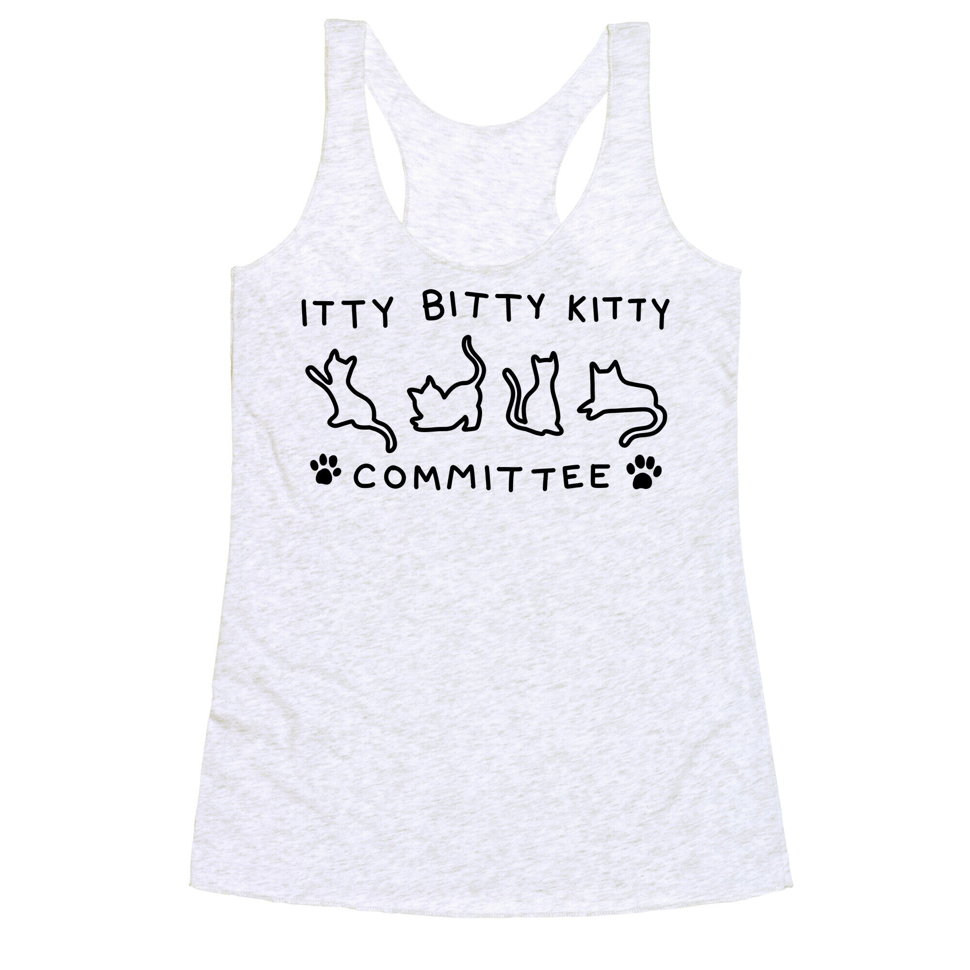 Itty Bitty Kitty Committee Racerback Tank