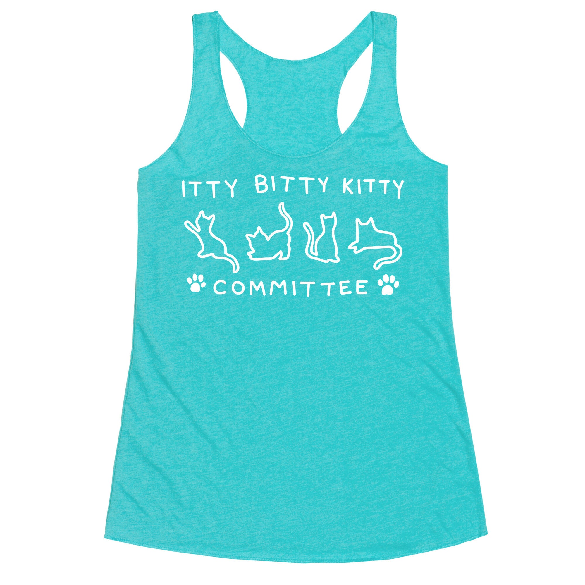Itty Bitty Kitty Committee Racerback Tank