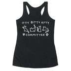 Itty Bitty Kitty Committee Racerback Tank