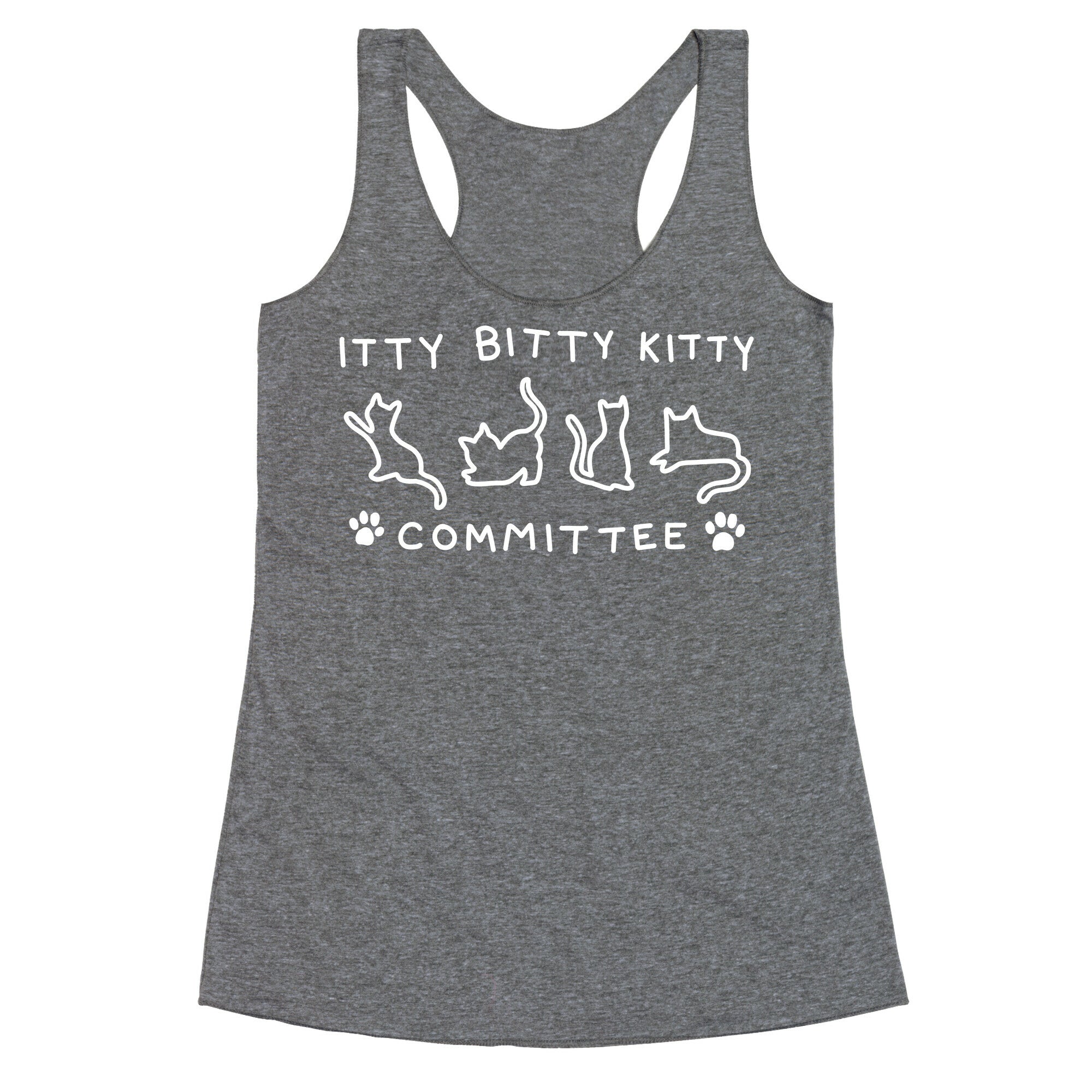 Itty Bitty Kitty Committee Racerback Tank