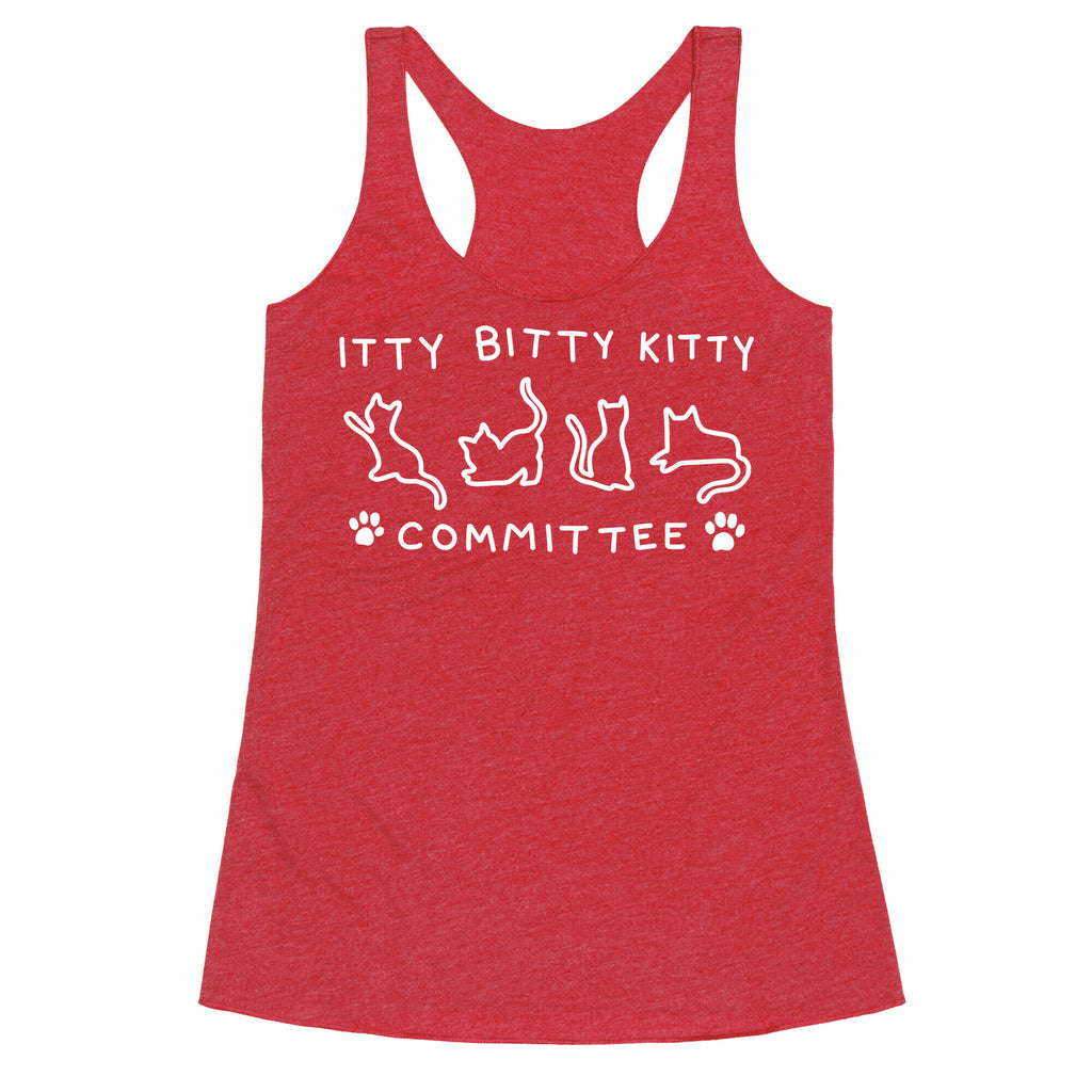 Itty Bitty Kitty Committee Racerback Tank