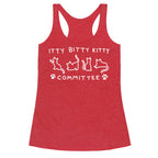 Itty Bitty Kitty Committee Racerback Tank
