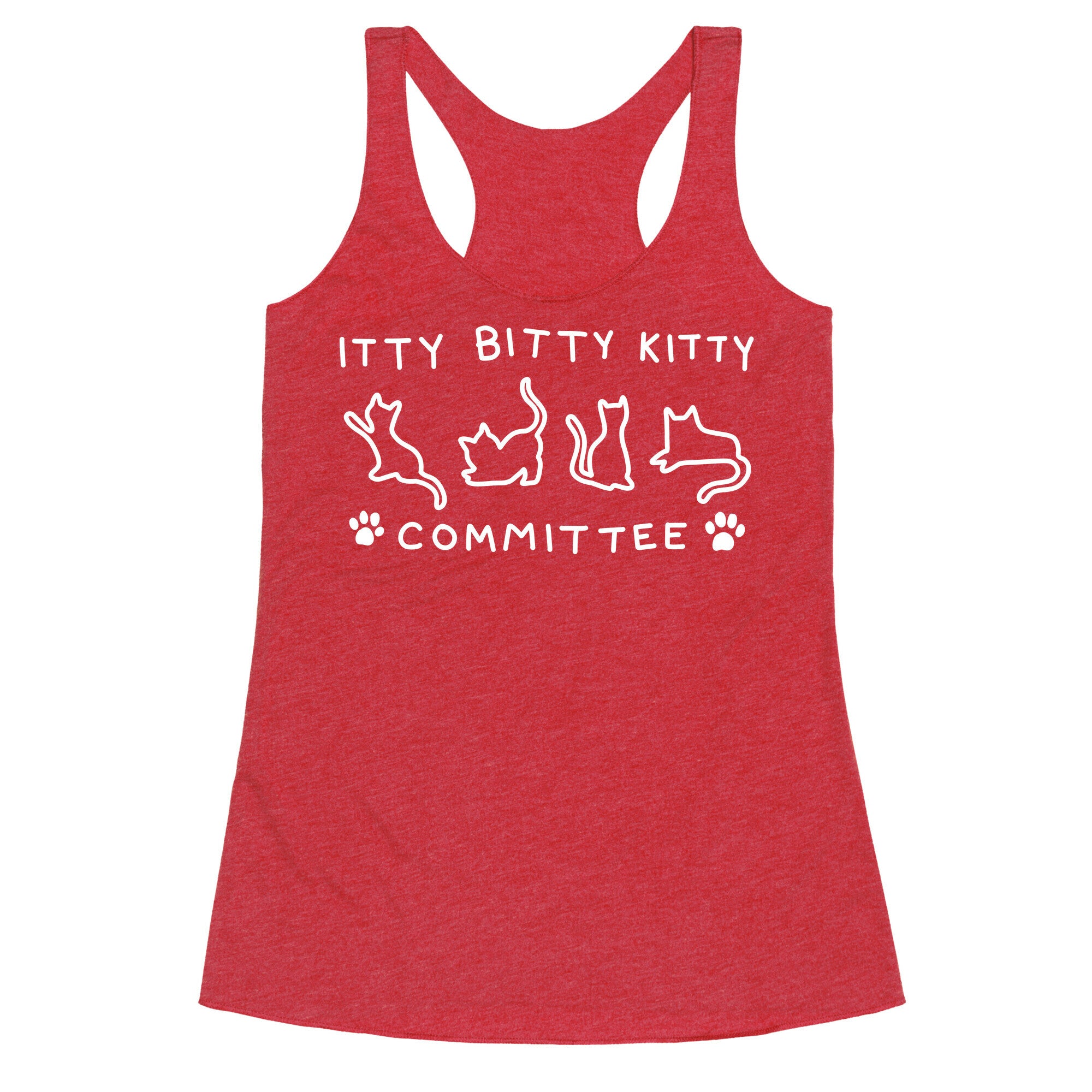 Itty Bitty Kitty Committee Racerback Tank